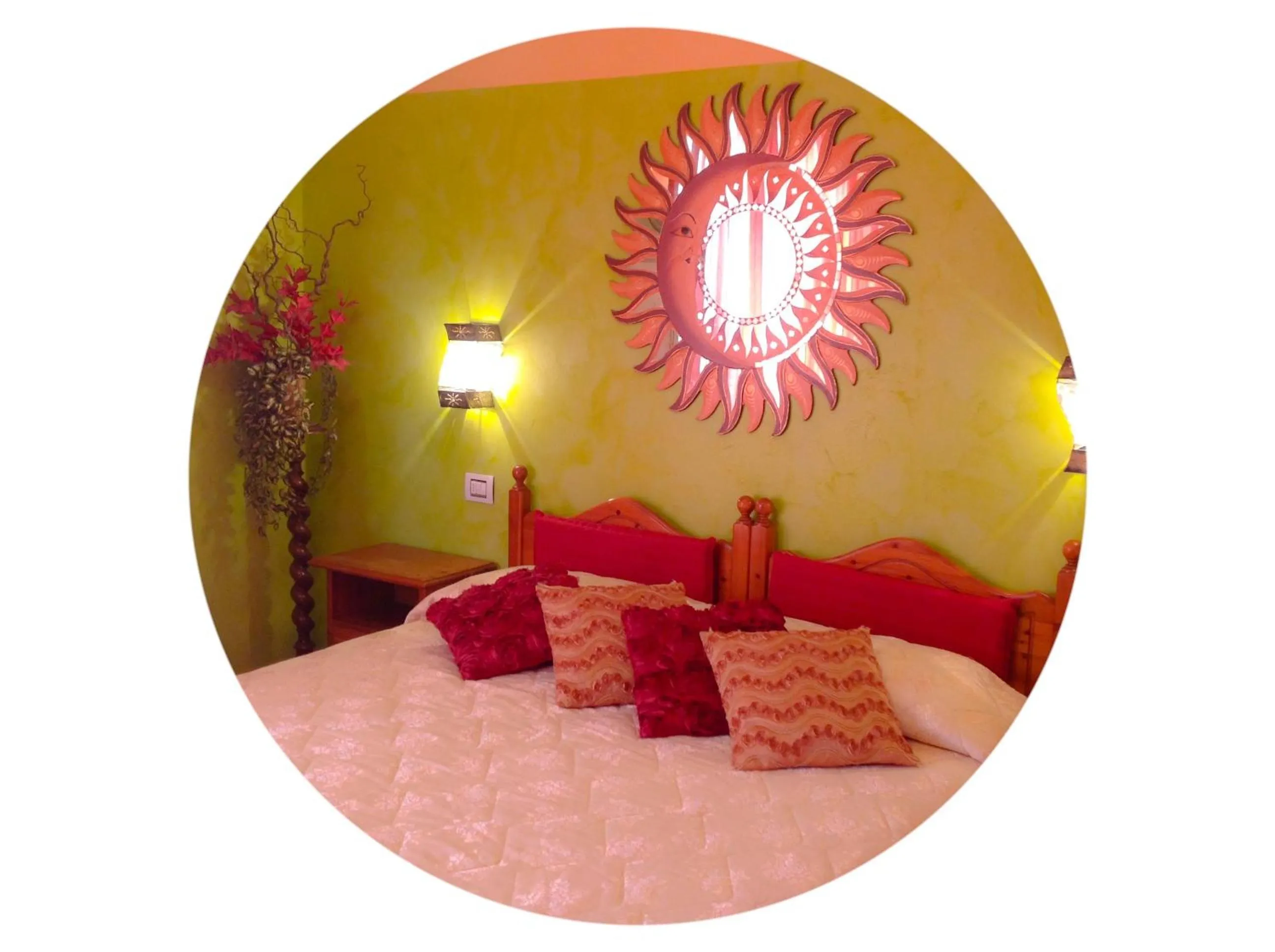 Decorative detail, Bed in Florivana Boutique Hotel