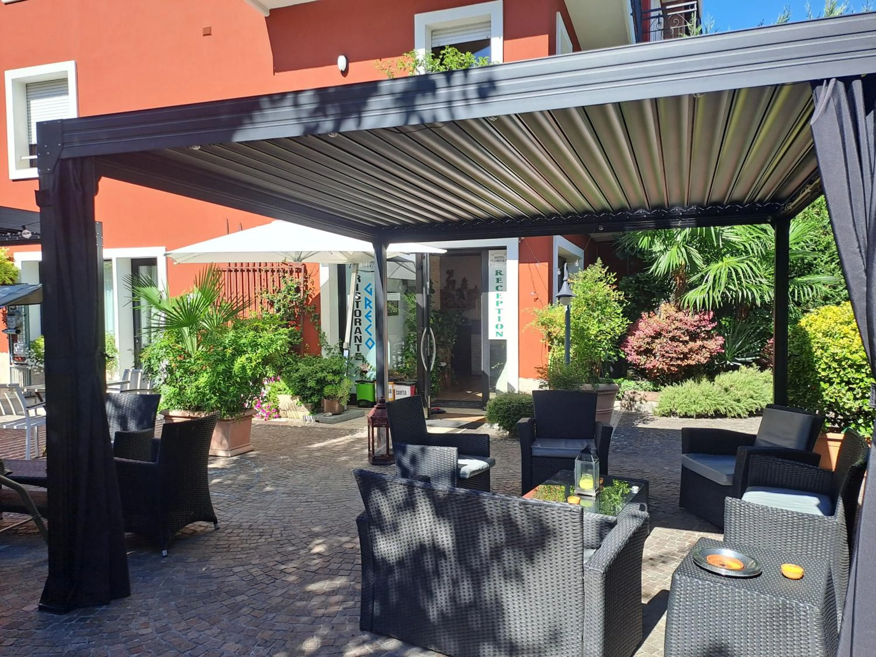 Patio in Florivana Boutique Hotel