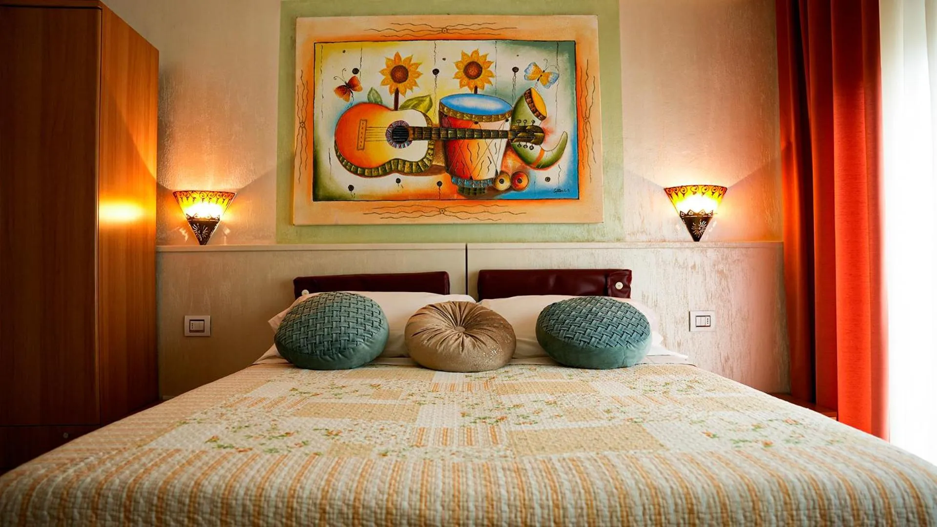 Decorative detail, Bed in Florivana Boutique Hotel