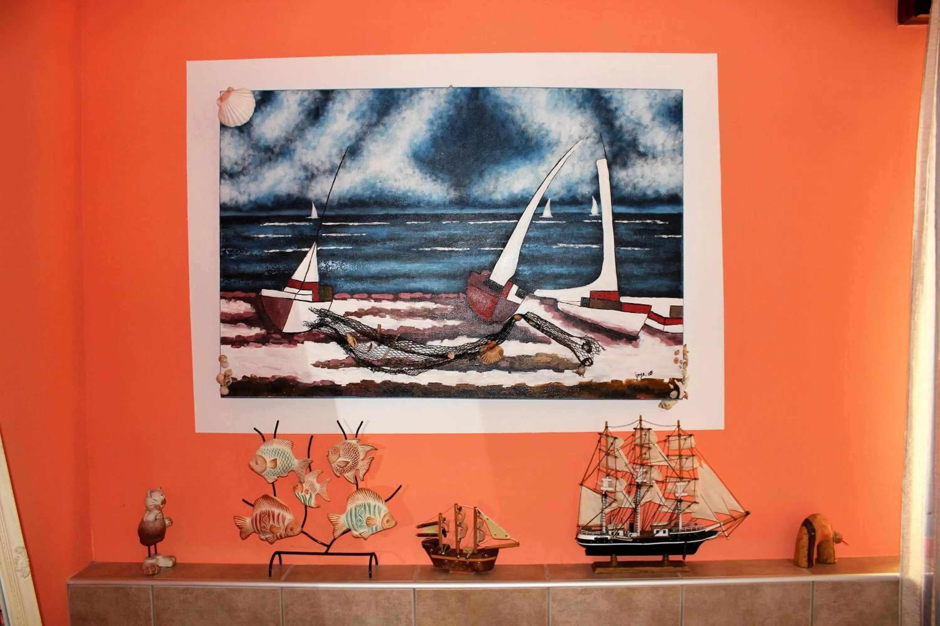 Decorative detail in Florivana Boutique Hotel