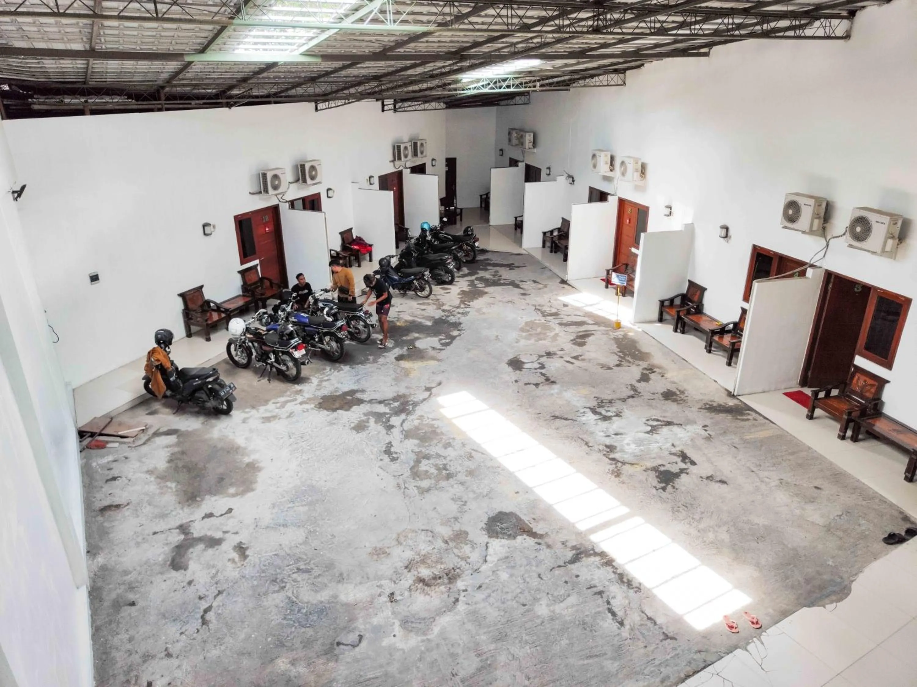 Parking in RedDoorz near Prambanan Temple