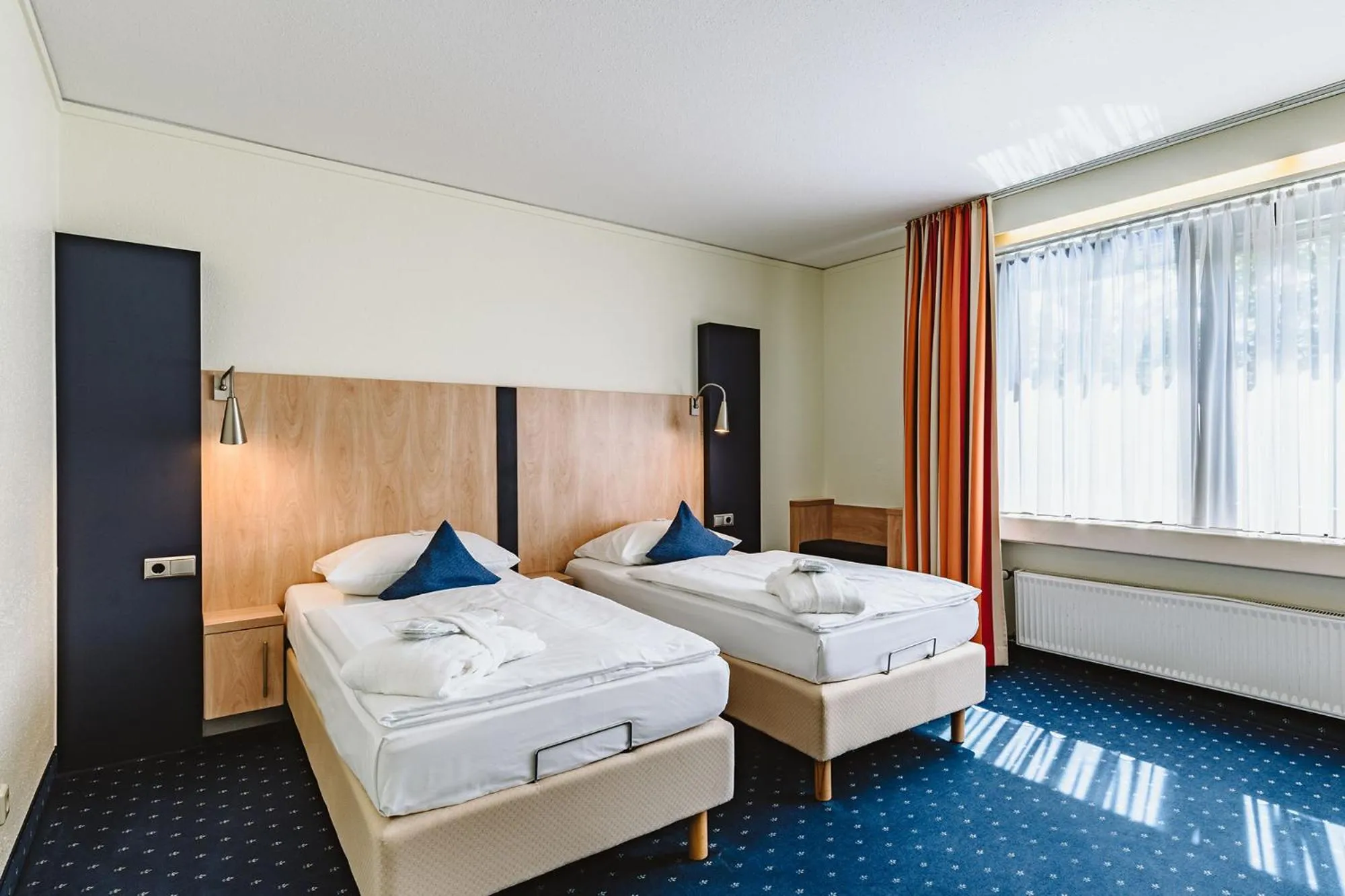 Bed in Hotel Gustav-Stresemann-Institut