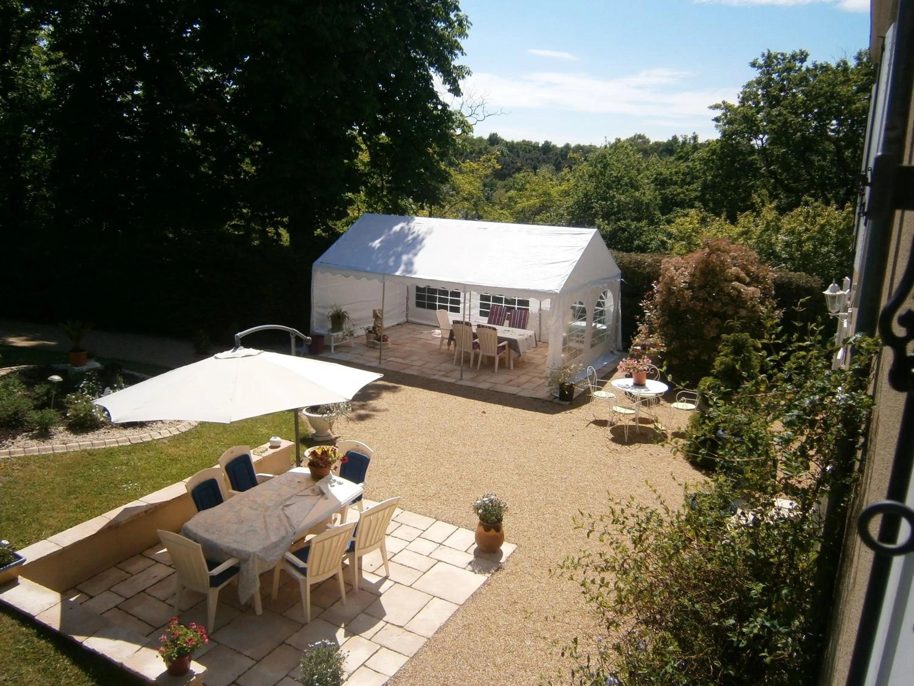 Balcony/Terrace in Logis La Folie