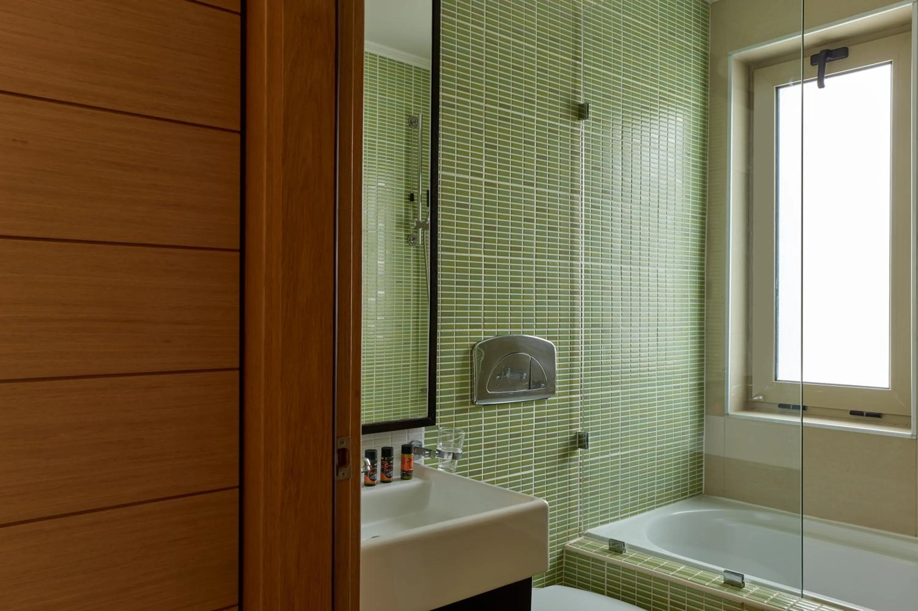 Bathroom in Atlantica Amalthia Beach Hotel - Adults Only