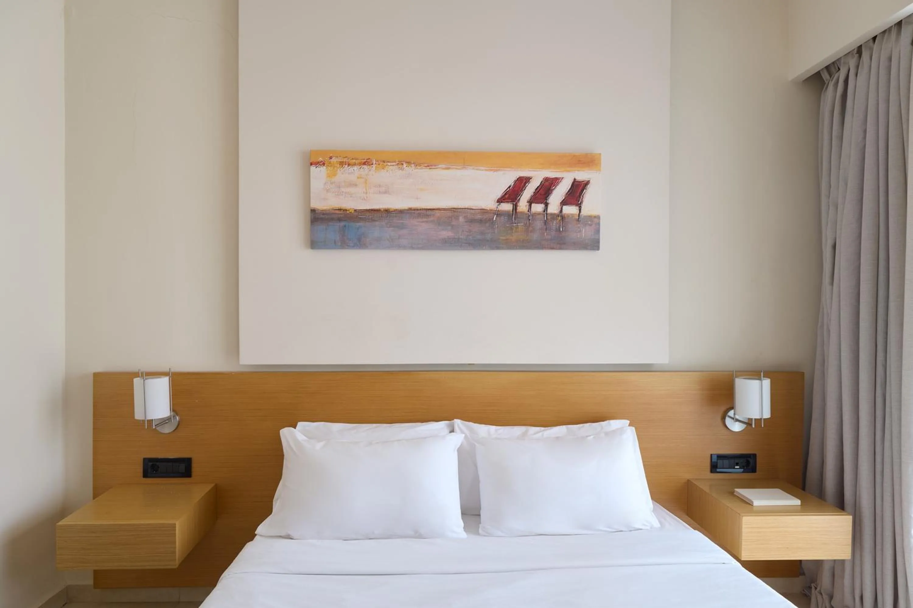 Bed in Atlantica Amalthia Beach Hotel - Adults Only