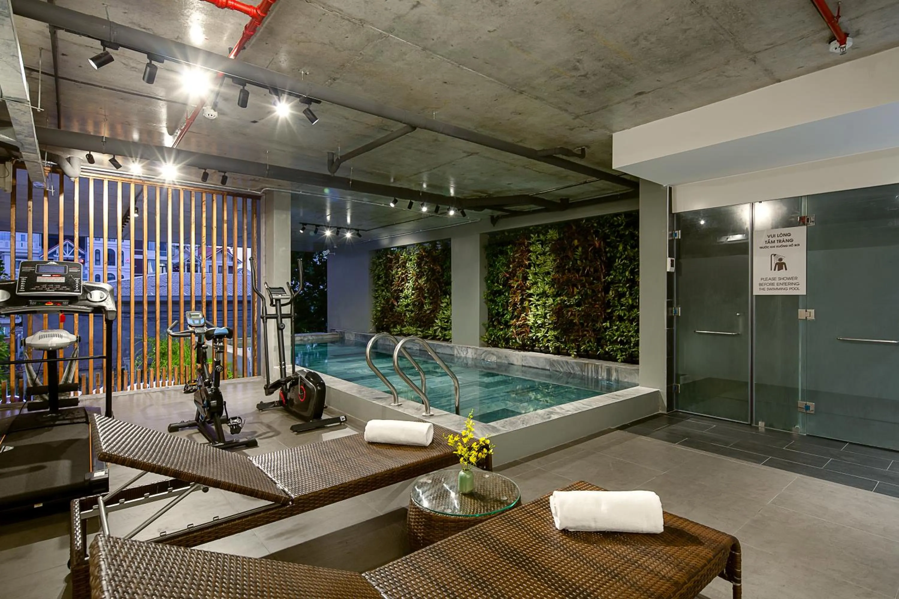 Steam room in Tropical House Apartment Da Nang