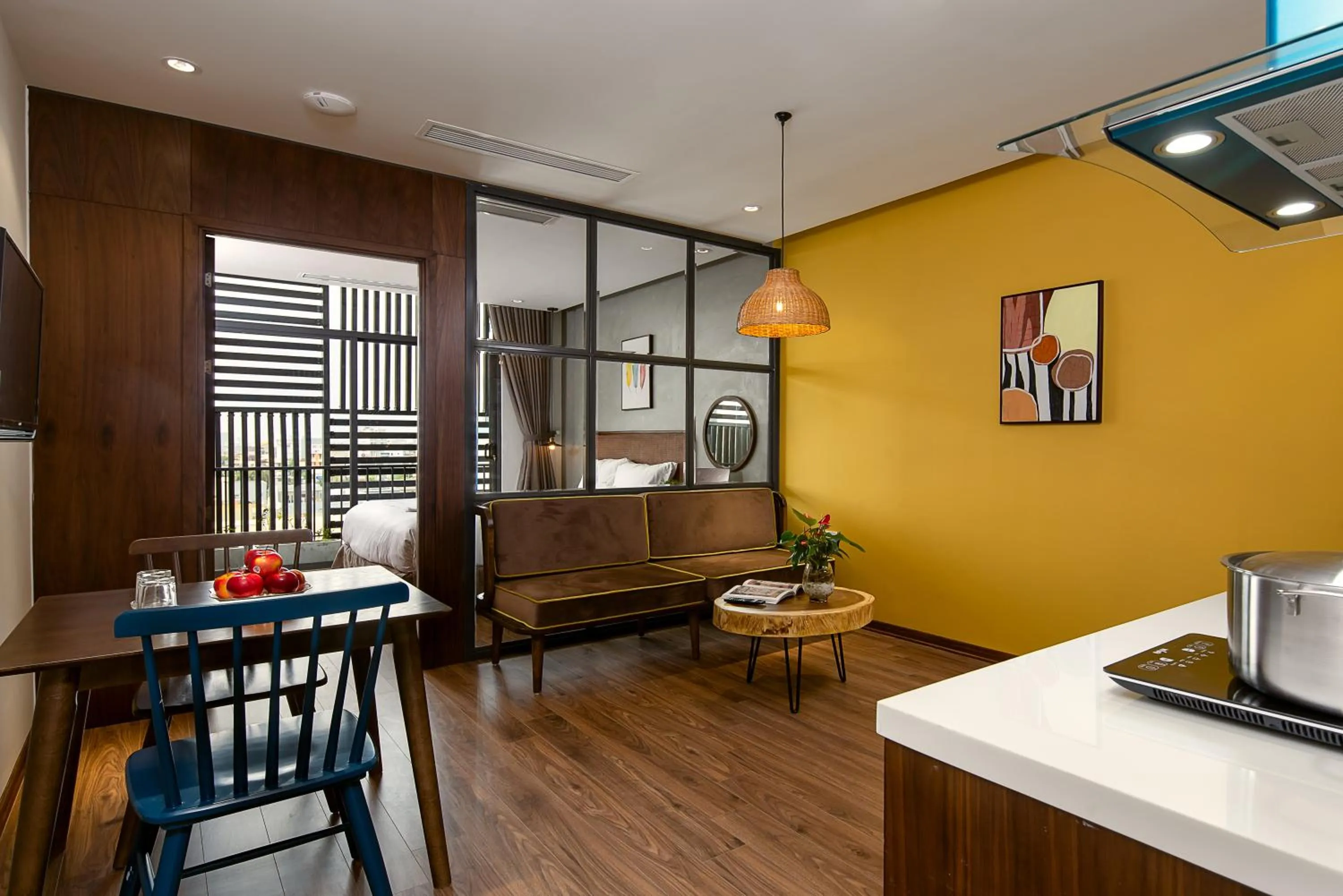 Living room in Tropical House Apartment Da Nang