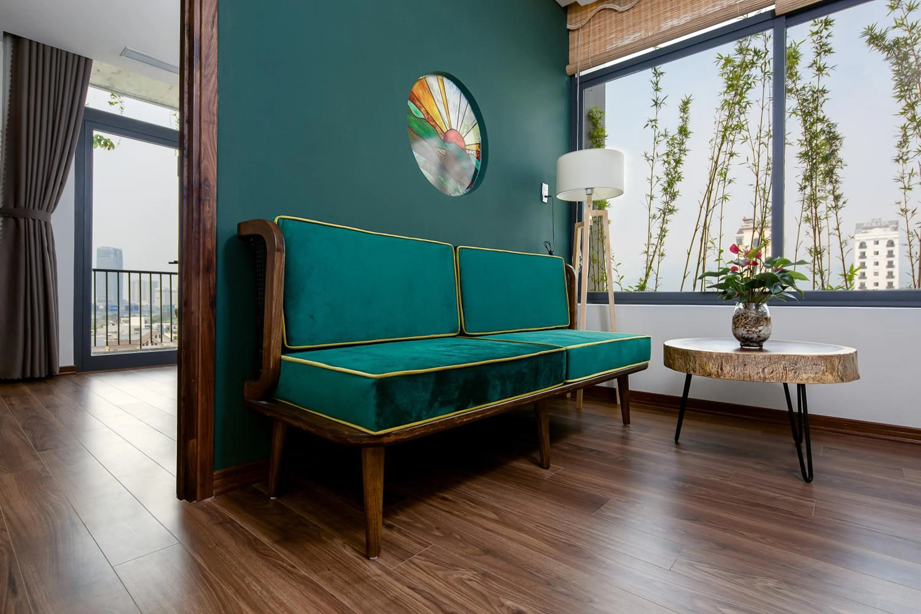 Living room in Tropical House Apartment Da Nang