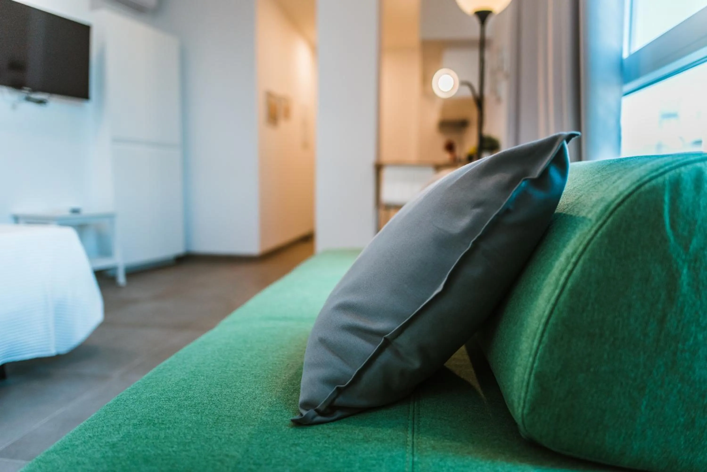 Living room, Bed in Apartamentos ZHR