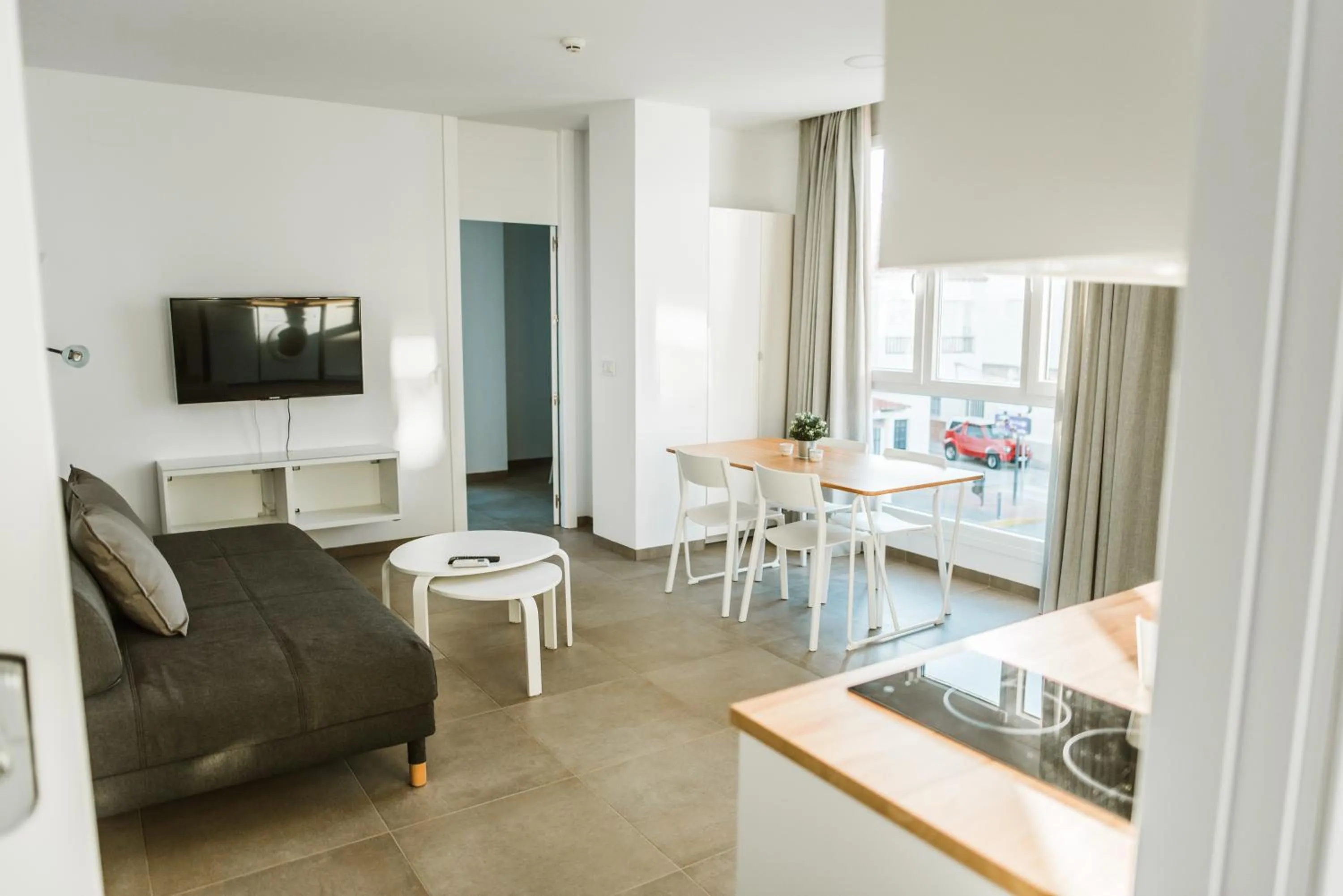 Kitchen or kitchenette in Apartamentos ZHR