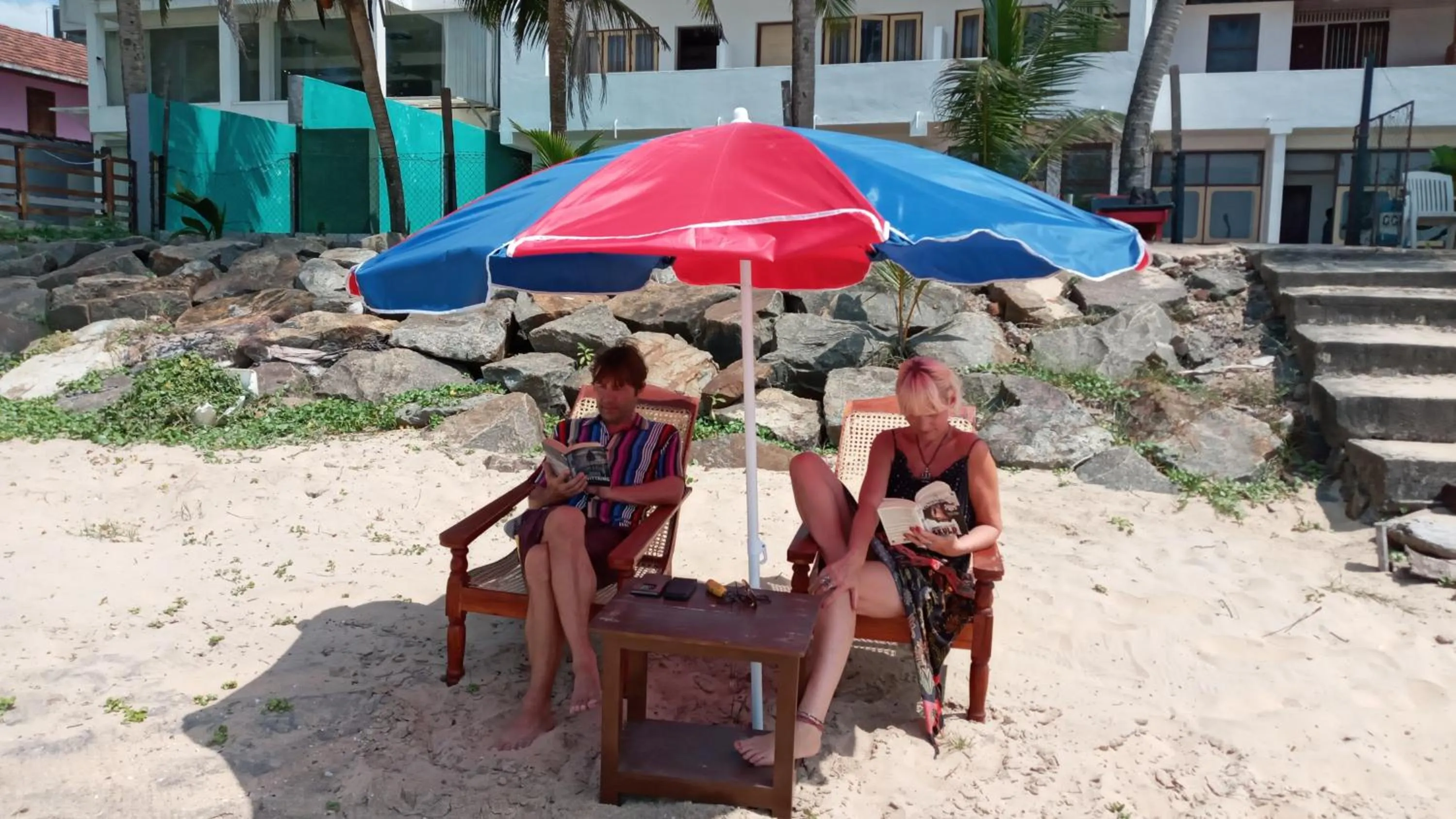 Beach in New SeaSide Inn Hikkaduwa