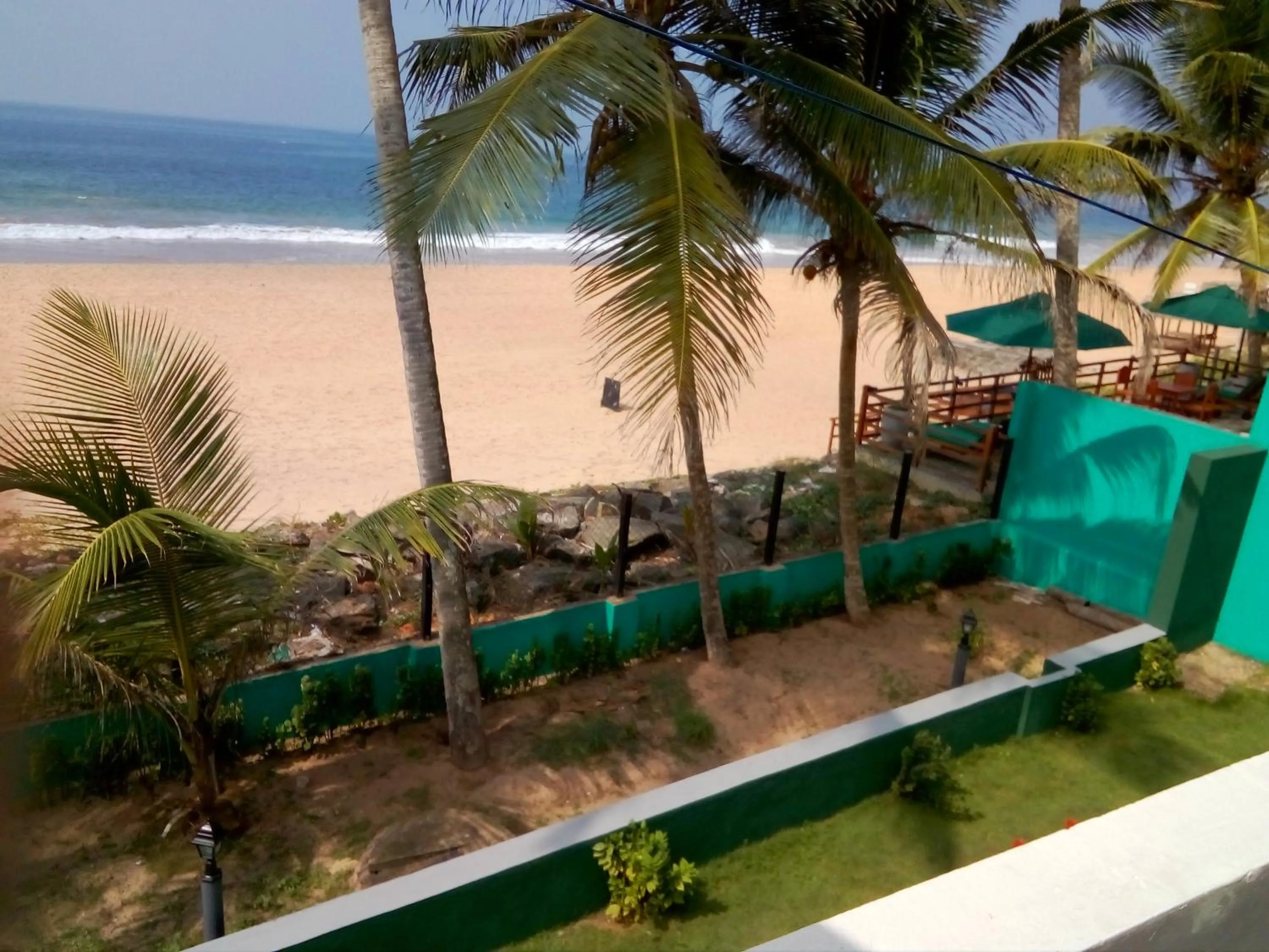 Balcony/Terrace in New SeaSide Inn Hikkaduwa