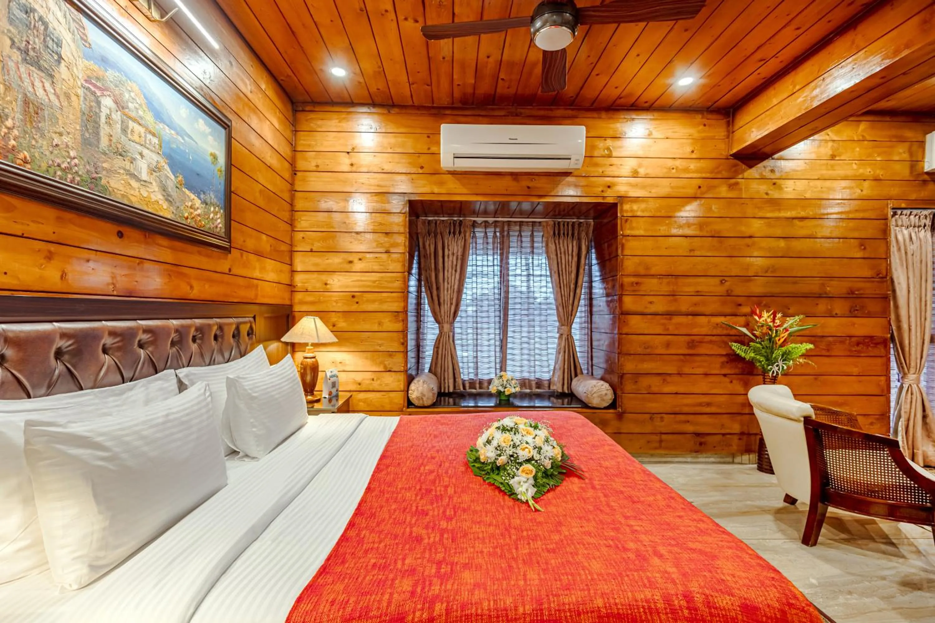 Bed in Salcete Beach Resort