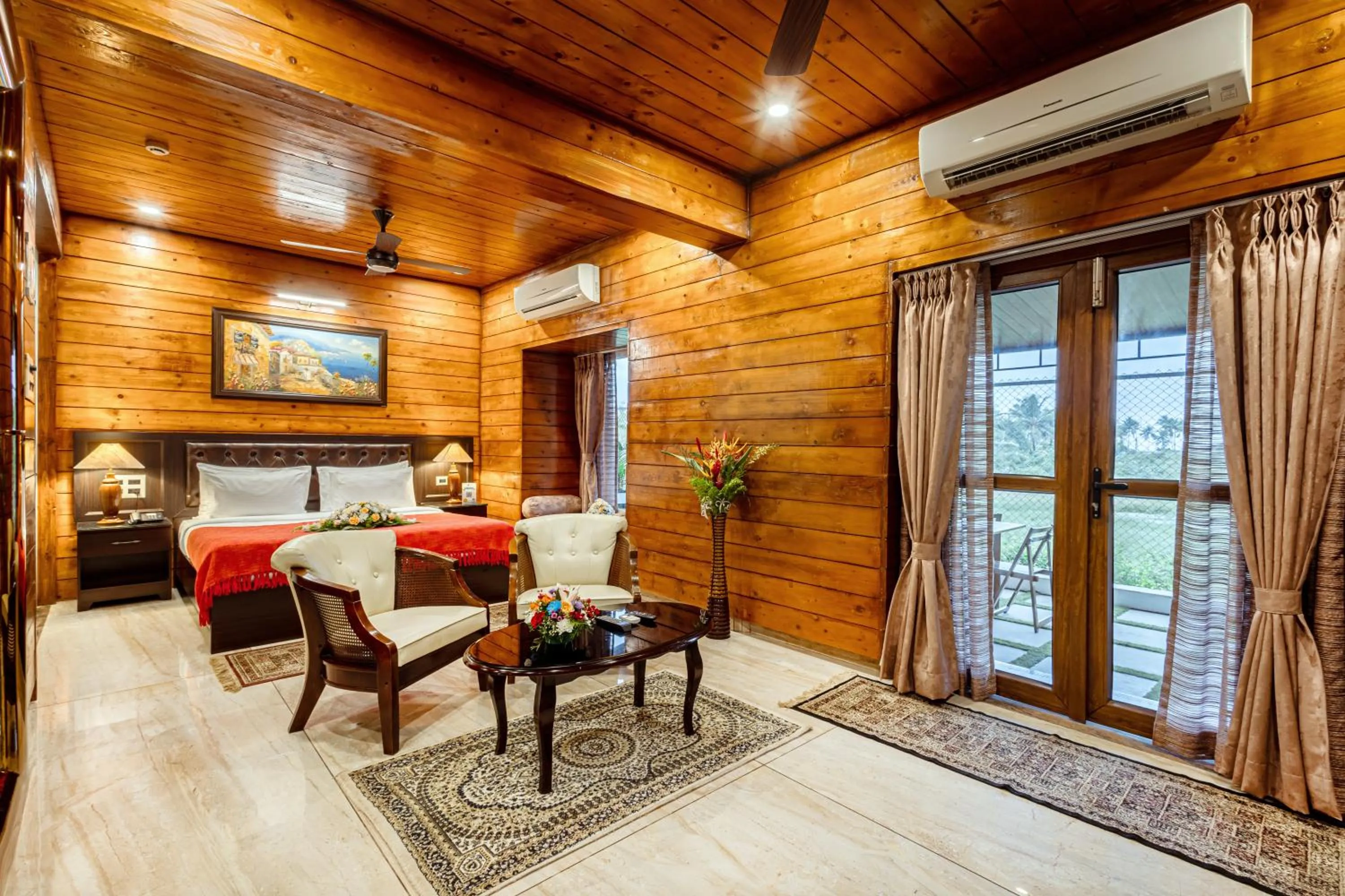 Bed in Salcete Beach Resort