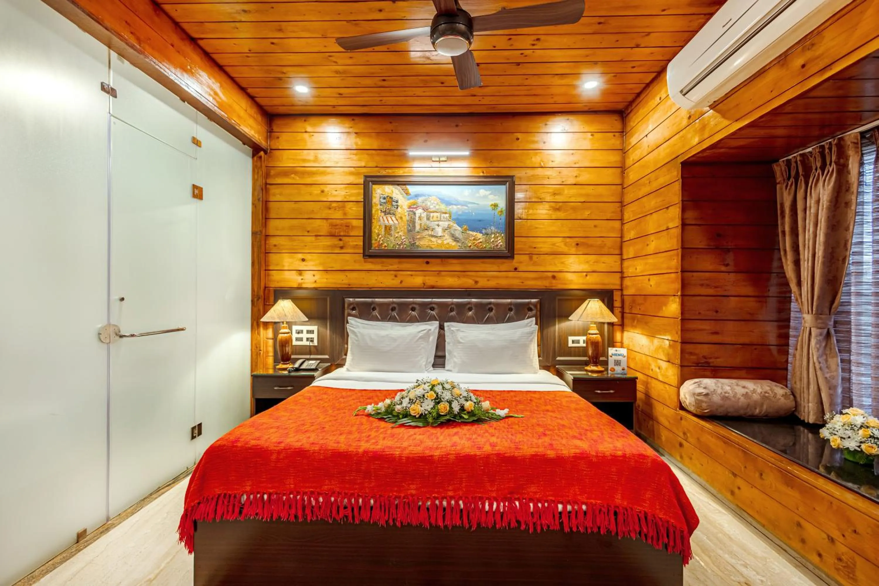 Bed in Salcete Beach Resort