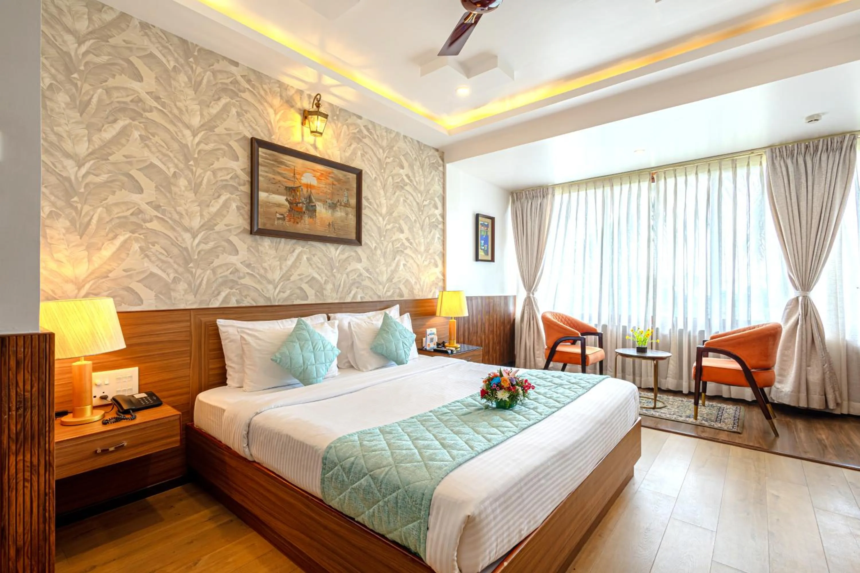 Bed in Salcete Beach Resort