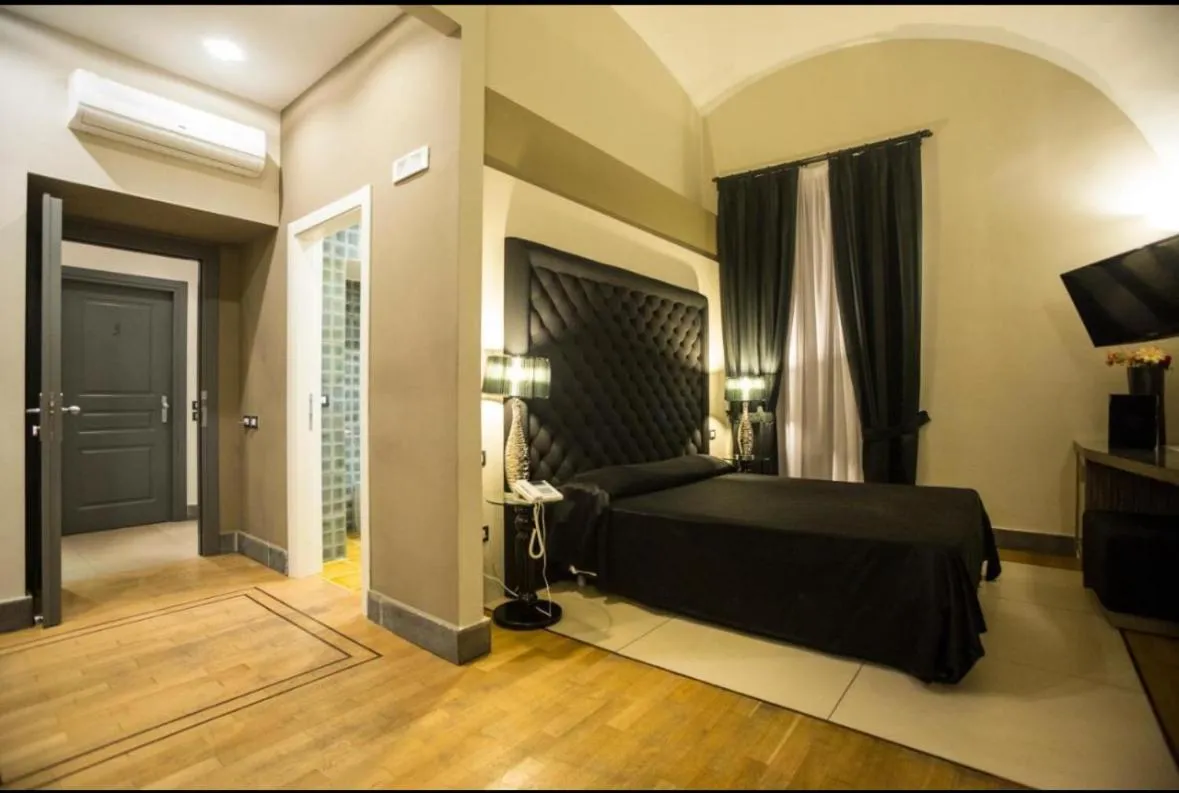 Bed in Hotel Villa La Colombaia