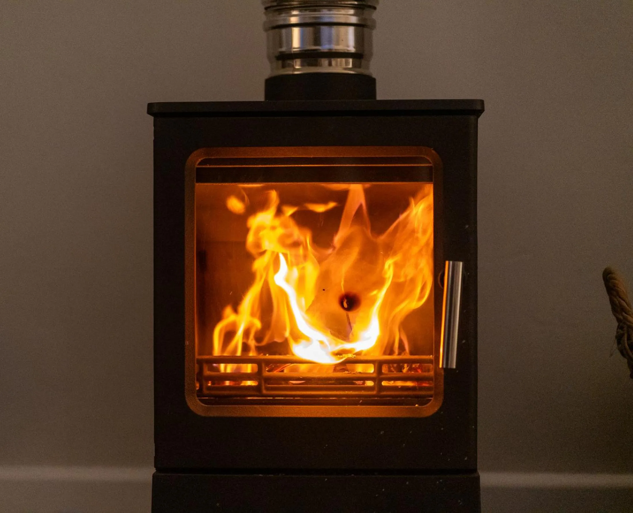 fireplace in Oakhurst Farm Cottages