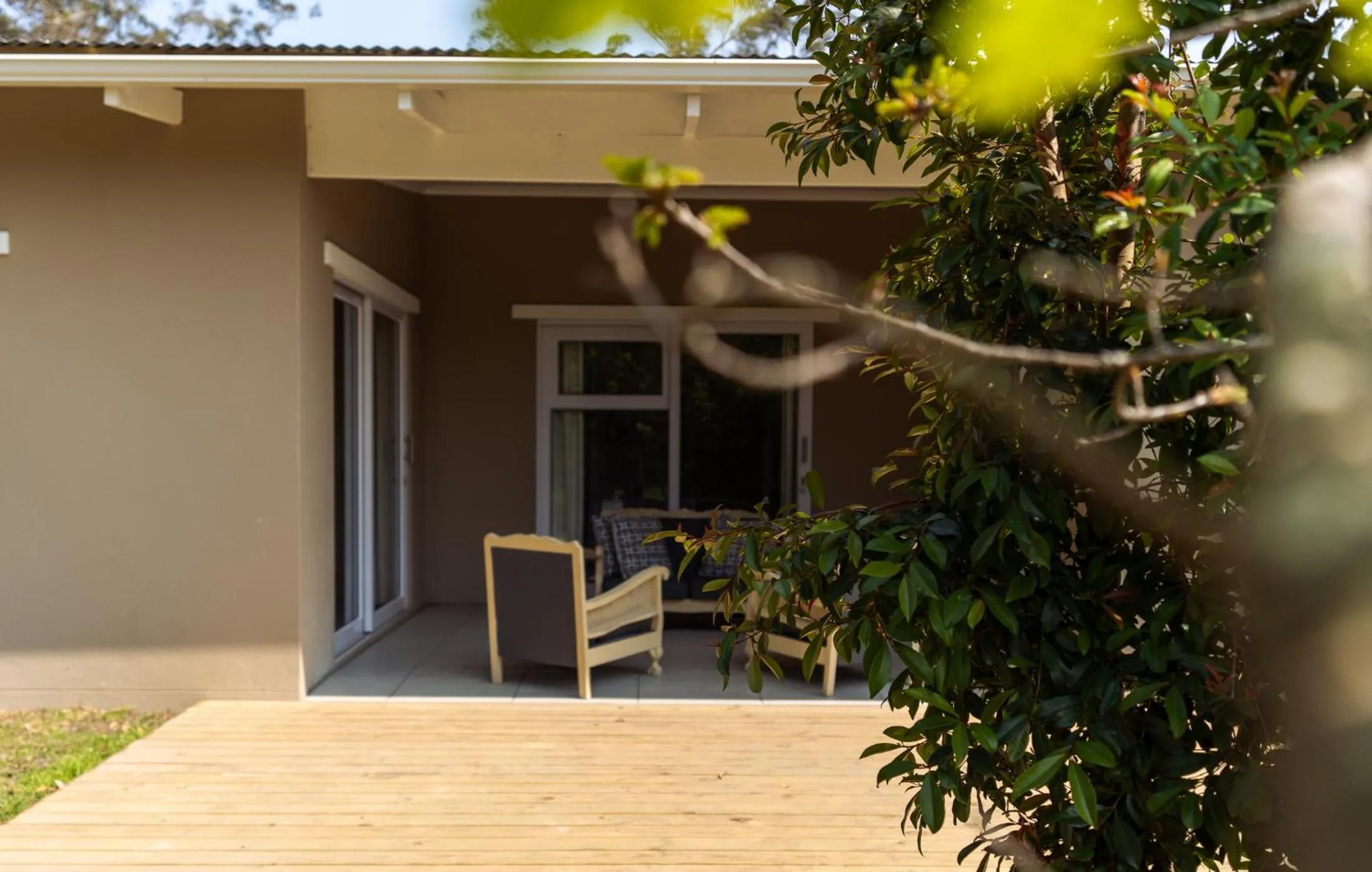 Patio in Oakhurst Farm Cottages