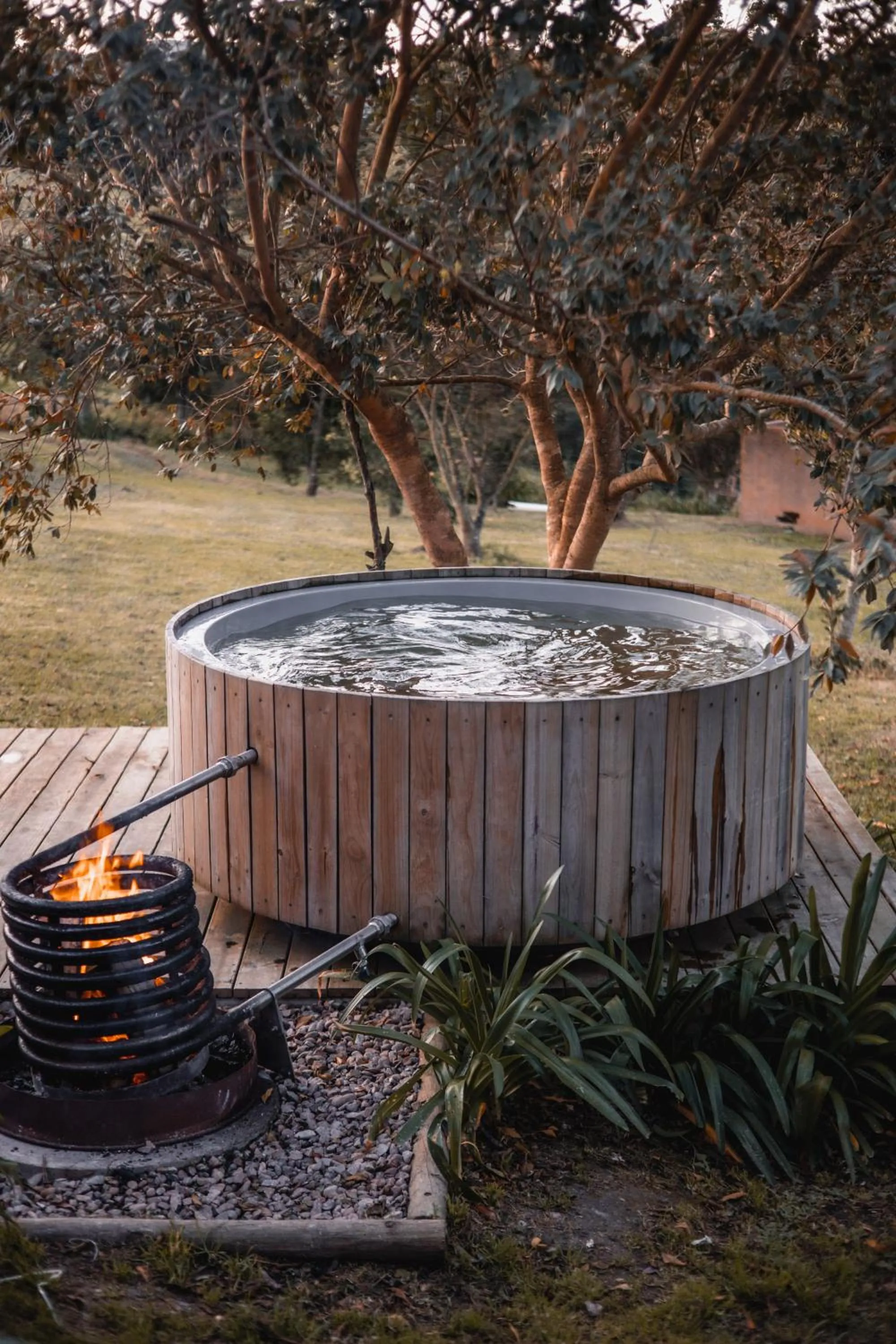 Hot Tub in Oakhurst Farm Cottages