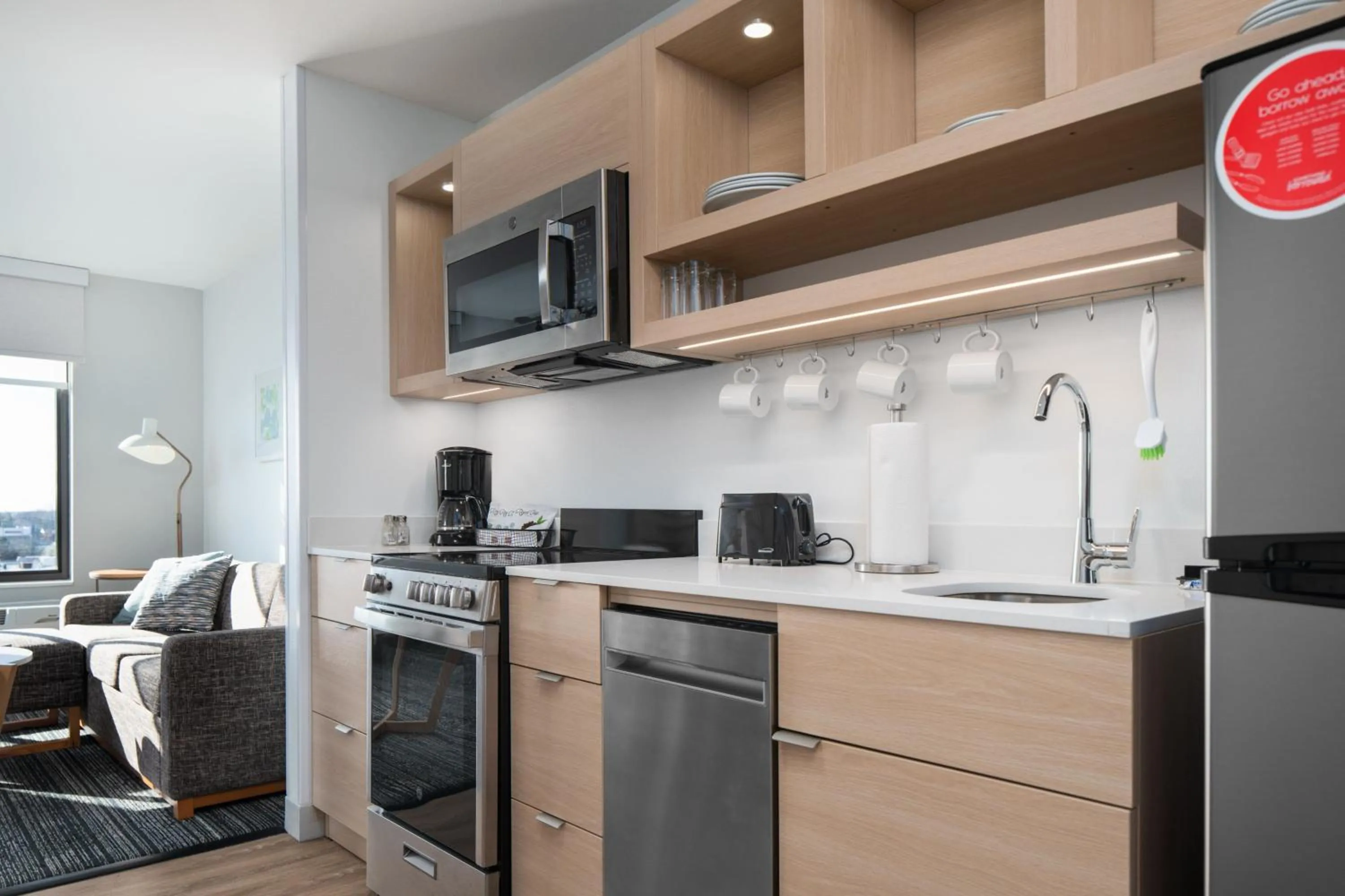 Kitchen or kitchenette in TownePlace Suites by Marriott Sidney