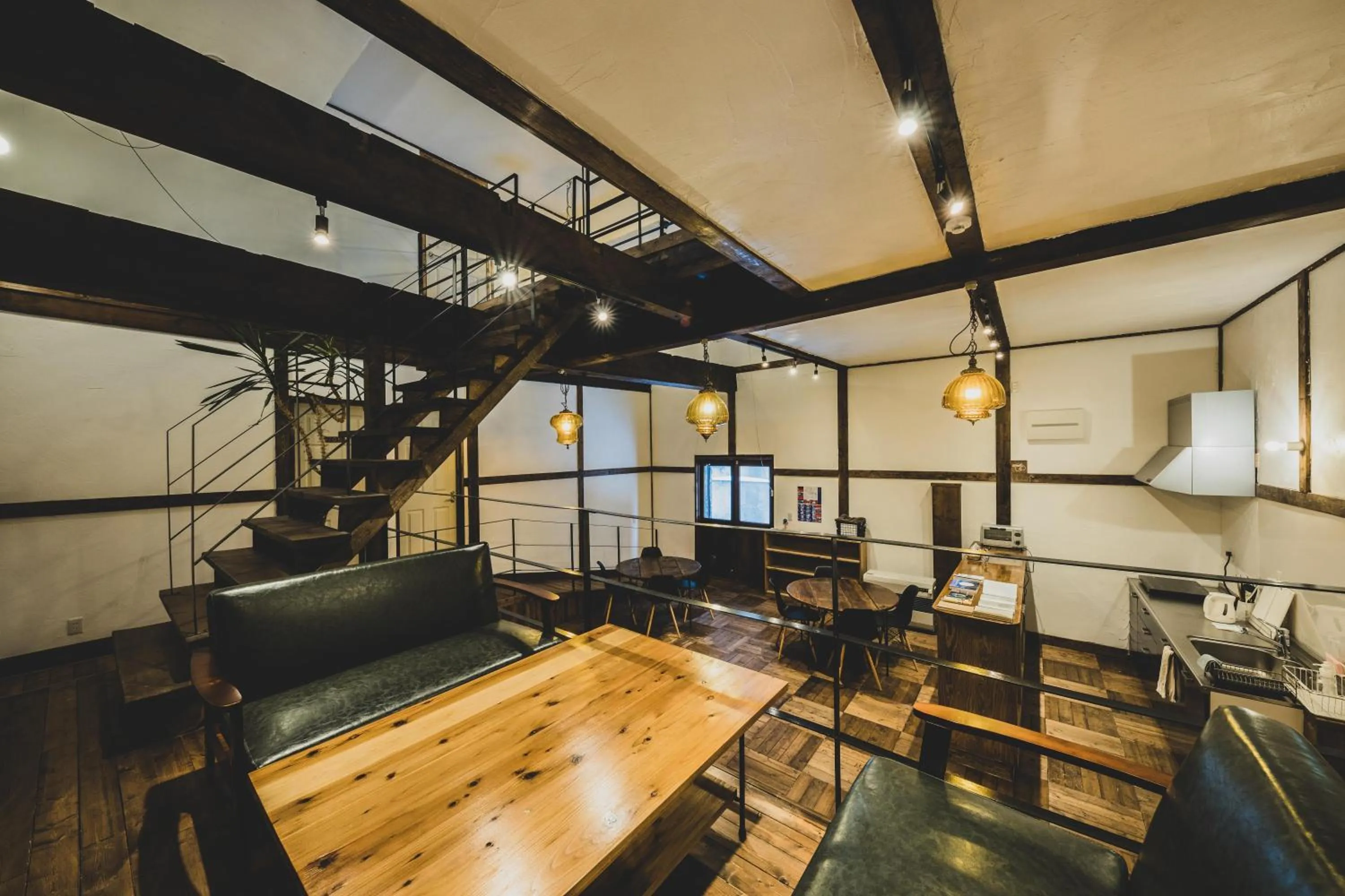 Living room in Otaru Tap Room & Hostel