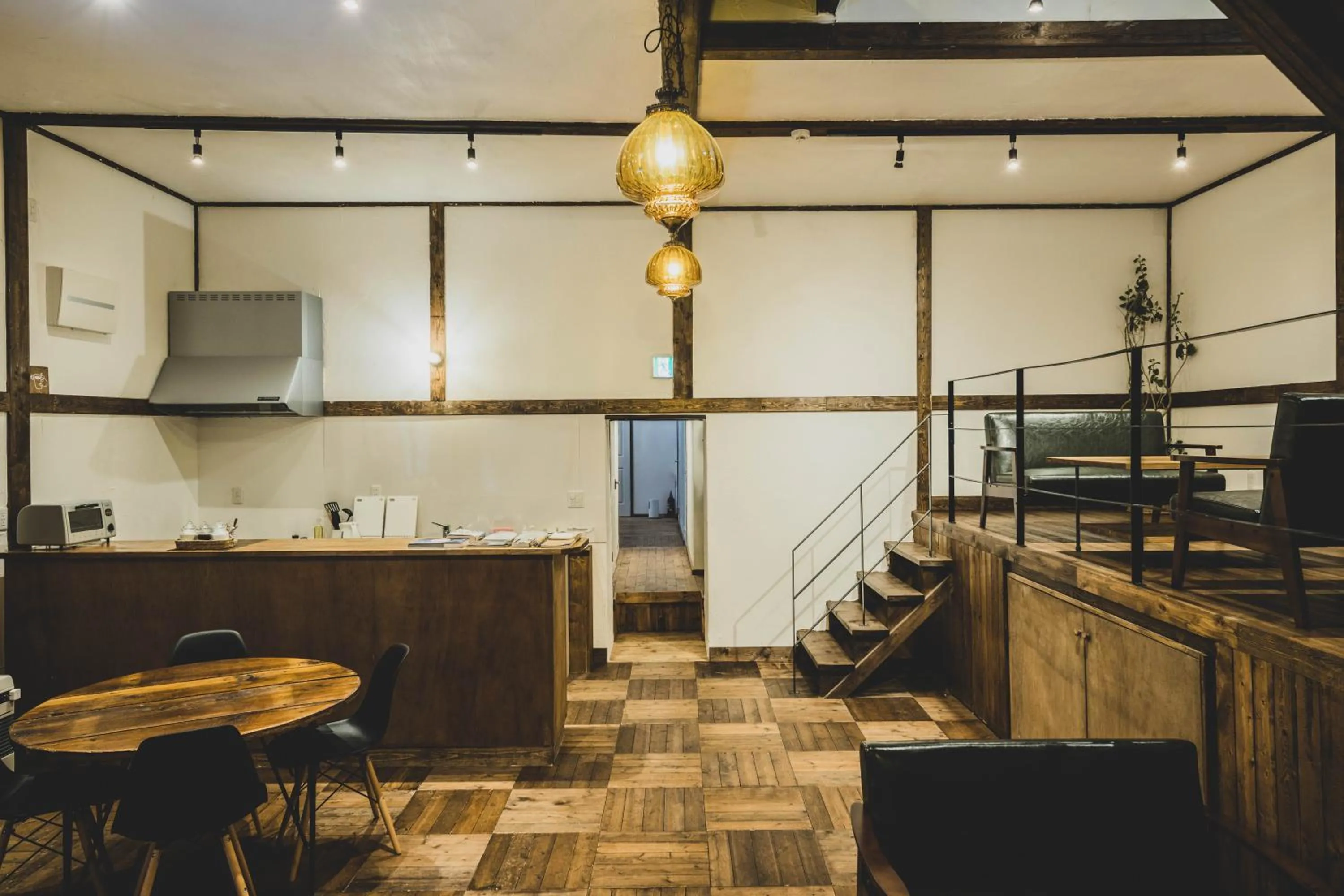 Living room in Otaru Tap Room & Hostel