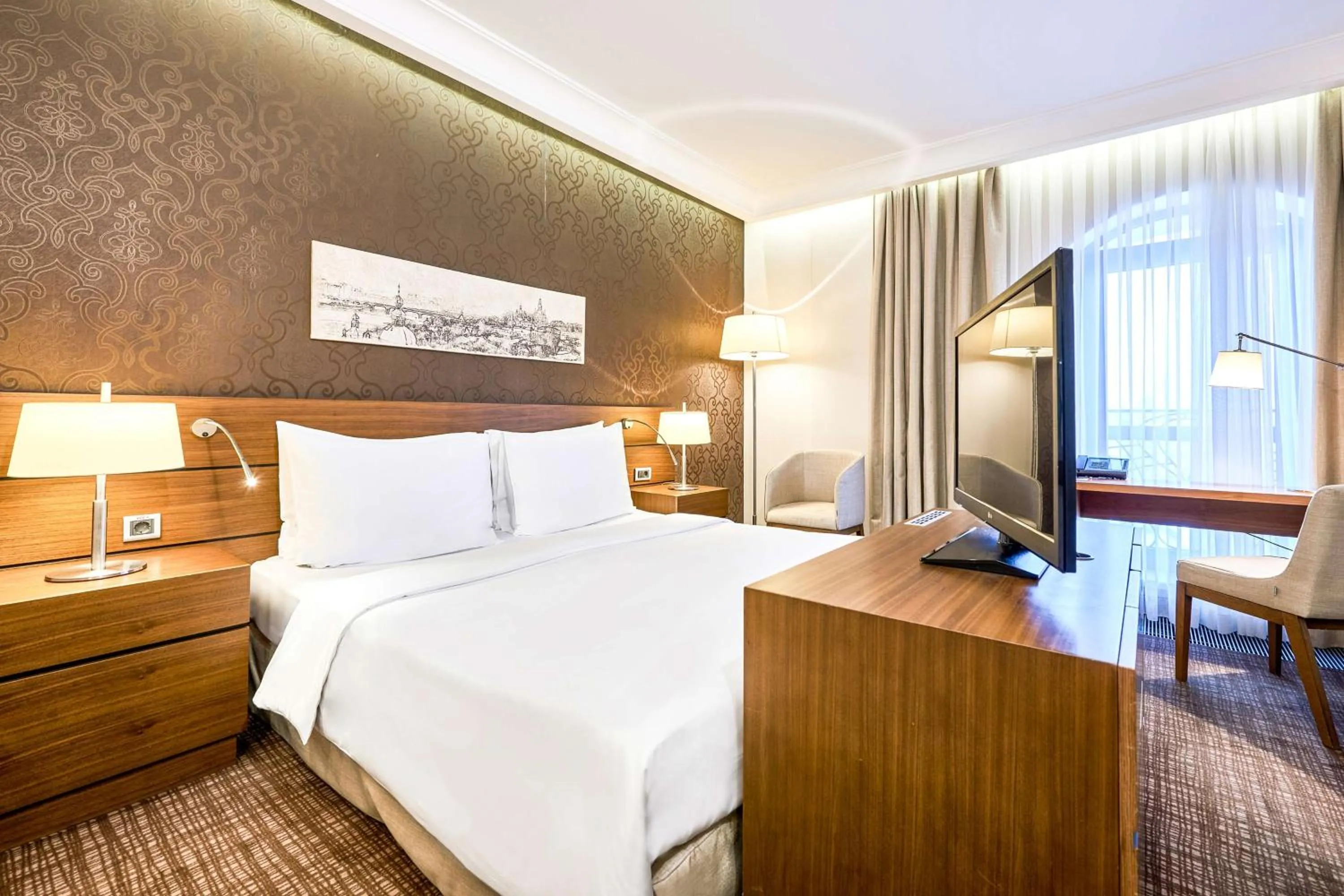 Photo of the whole room, Bed in Radisson Blu Hotel, Kyiv Podil City Centre