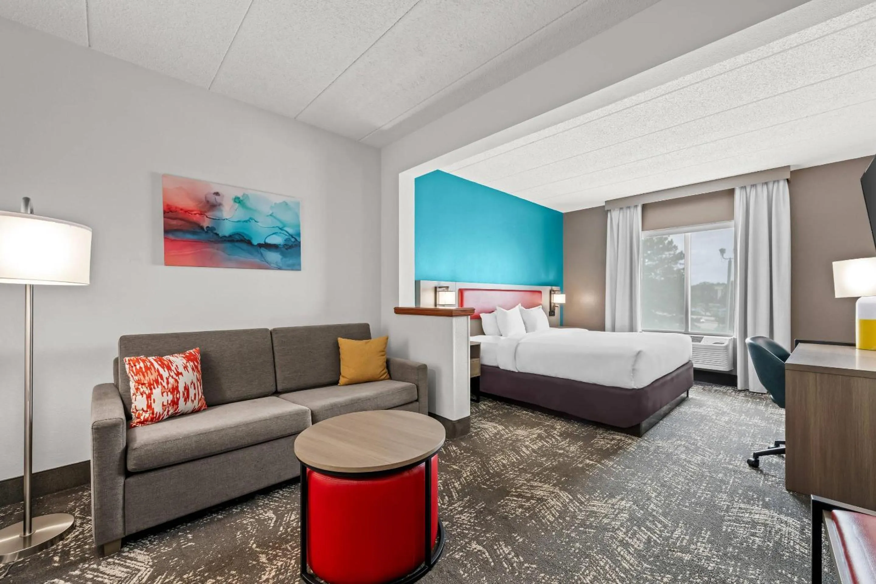 Bedroom, Bed in Comfort Suites Columbia at Harbison