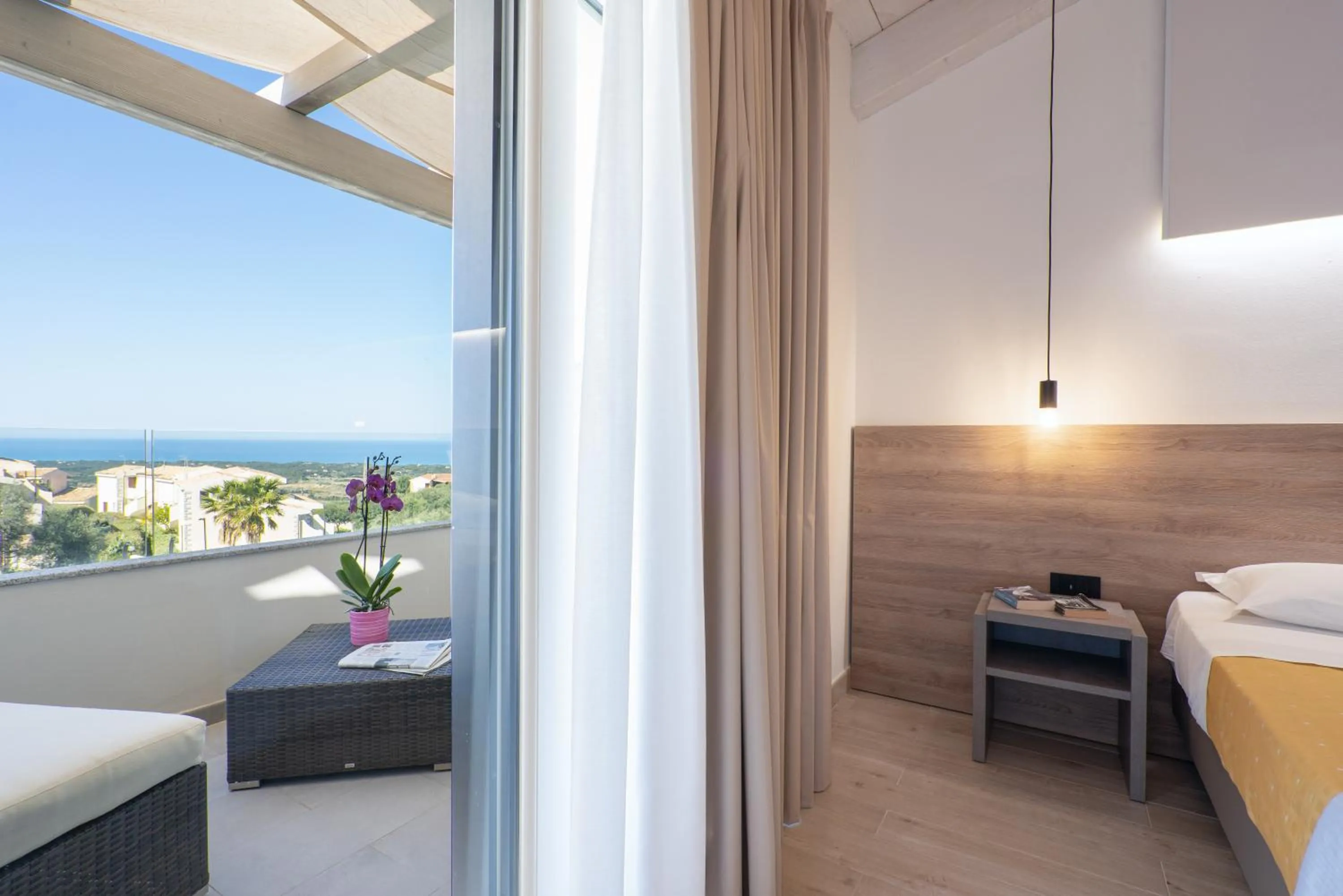 Bed in Horizon Hotel Badesi