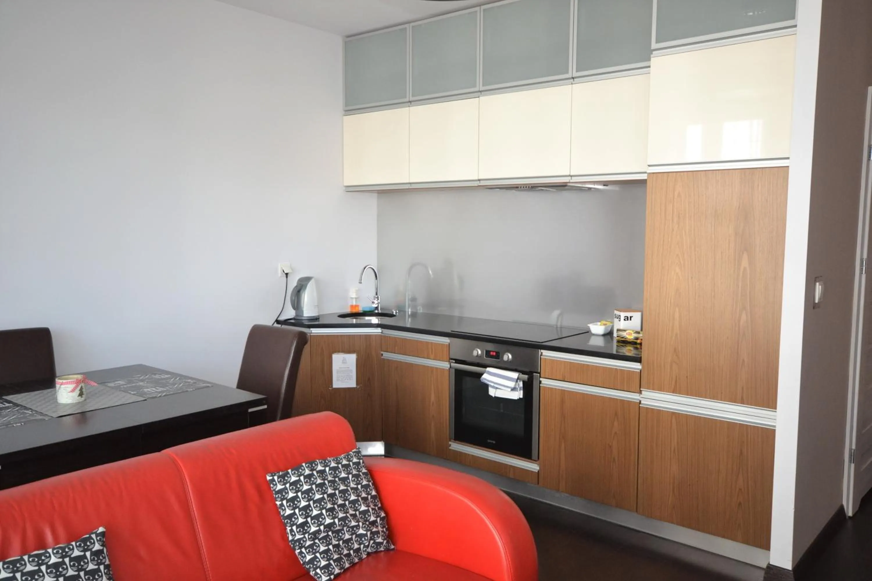 Kitchen or kitchenette in NotaBene Wola Apartment