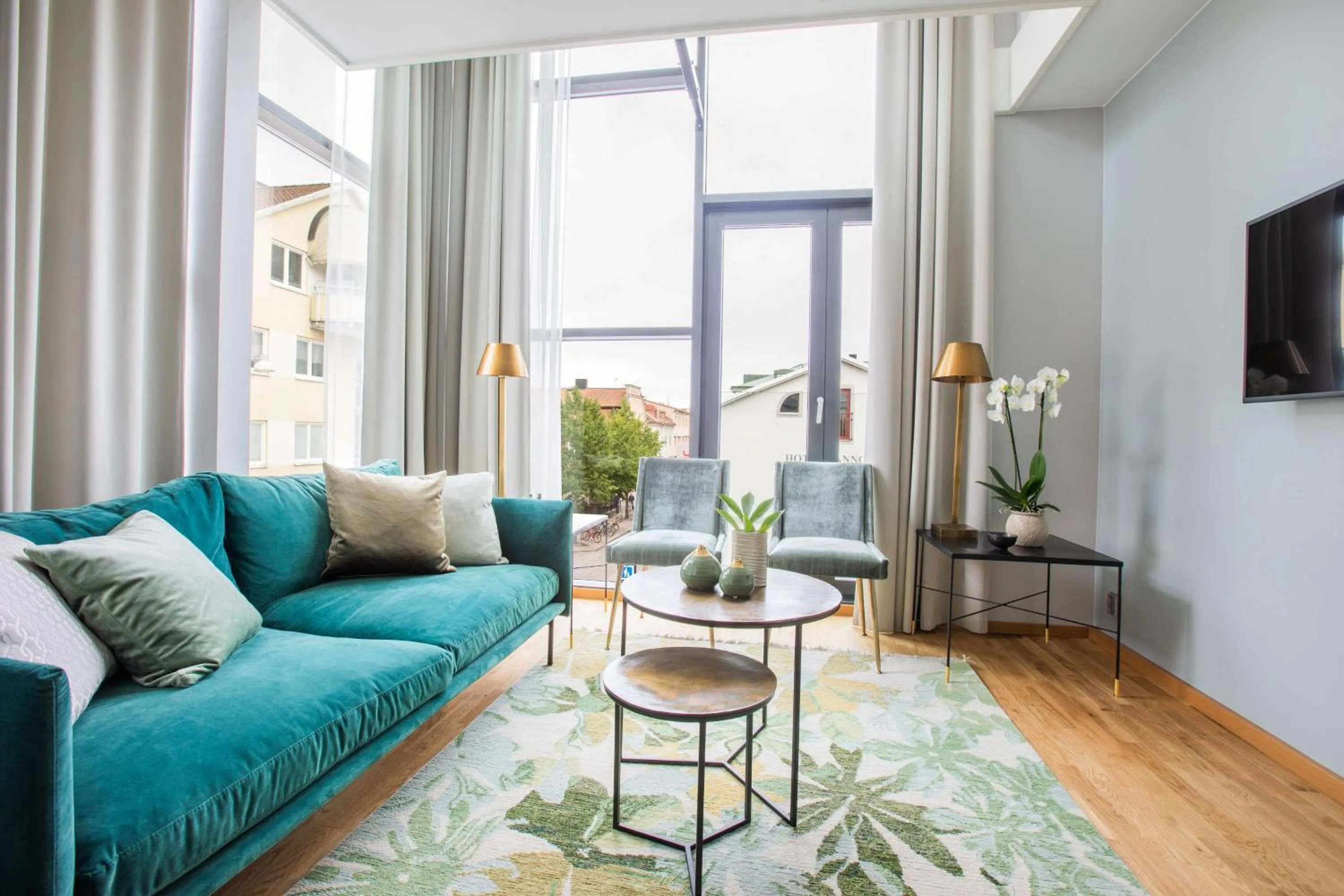 Bedroom in Scandic Stora Hotellet