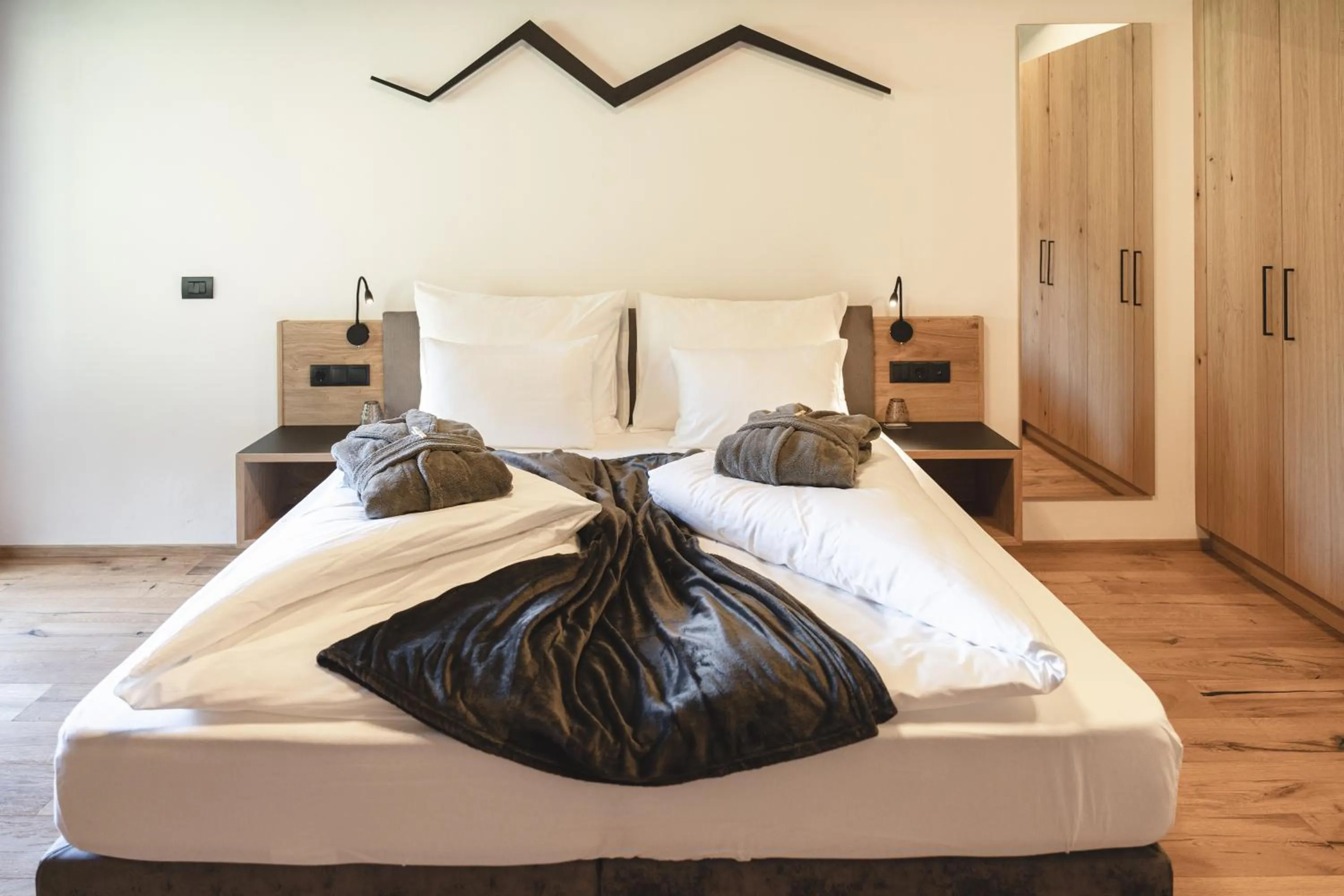 Bed in Hotel Lahnerhof