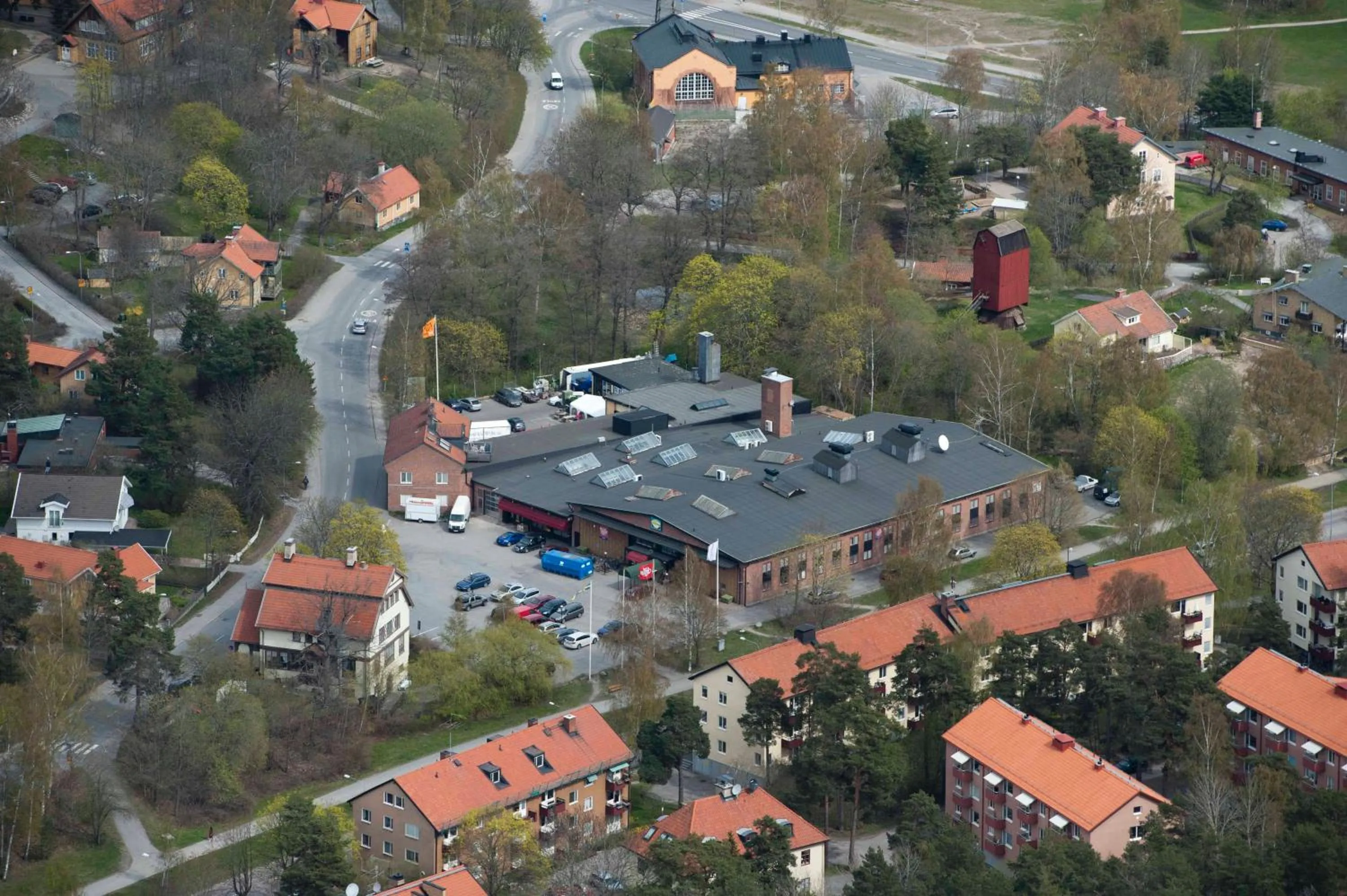 Bird's eye view in Ariston Hotell