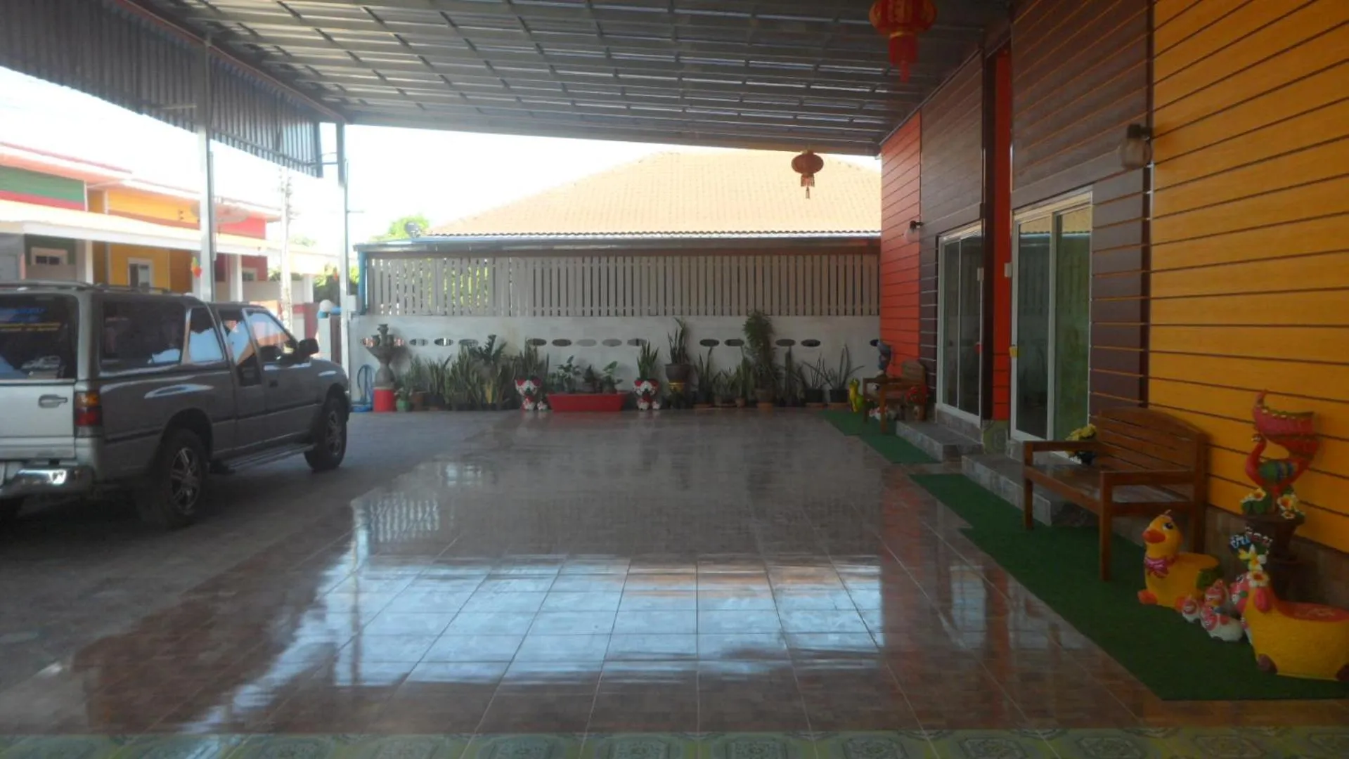 Patio in บุญจินดา รีสอร์ท