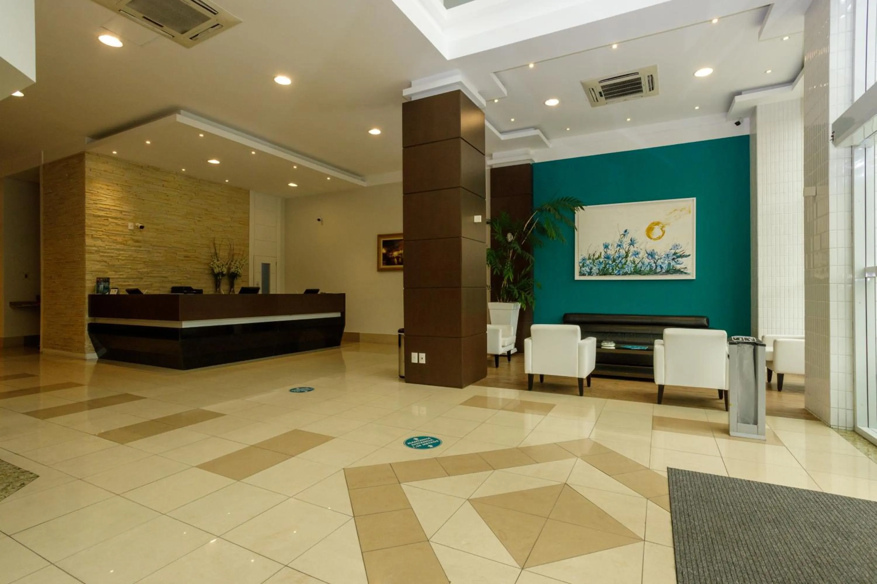 Lobby or reception in Interclass Florianópolis