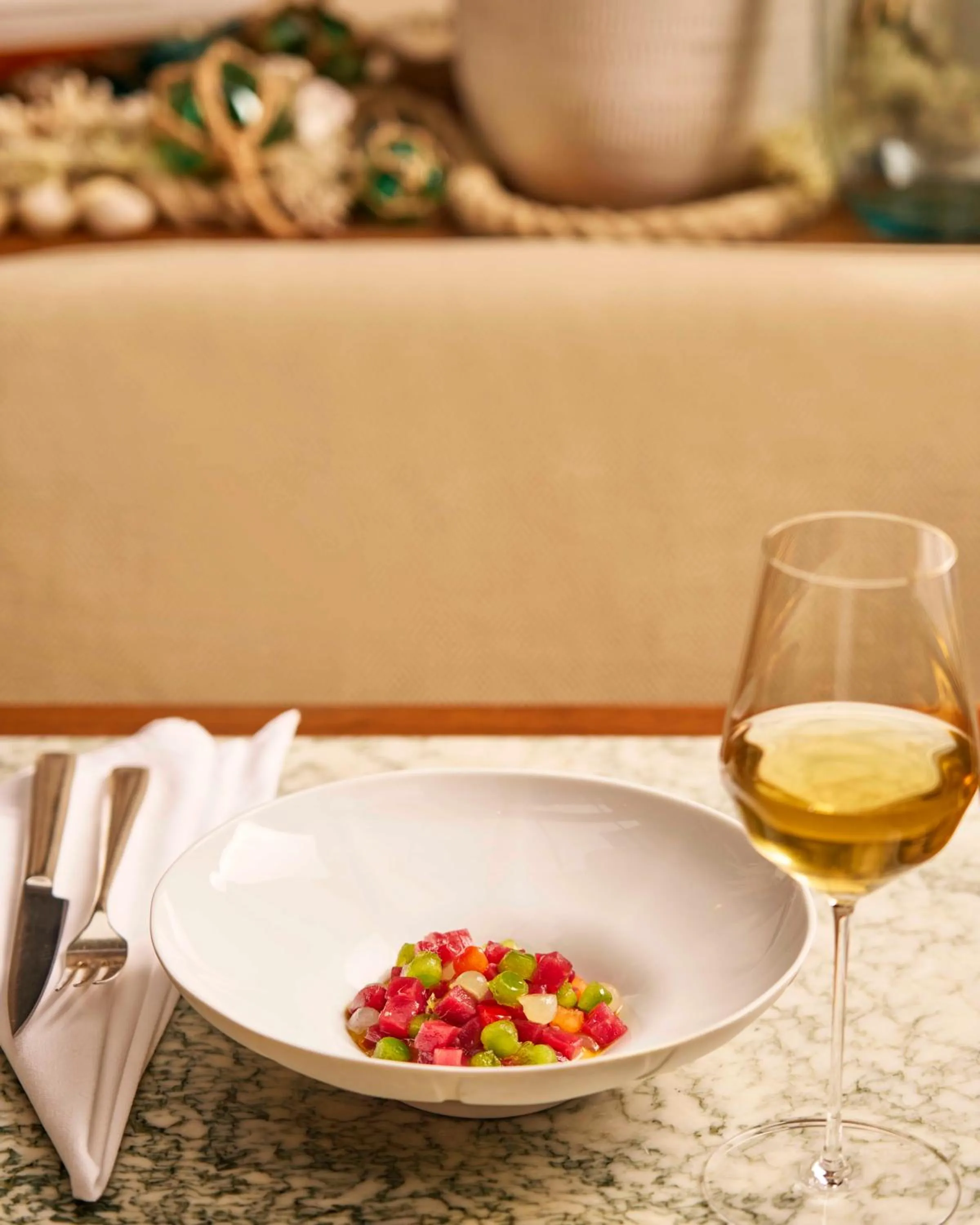 Food and drinks in 1 Hotel Mayfair