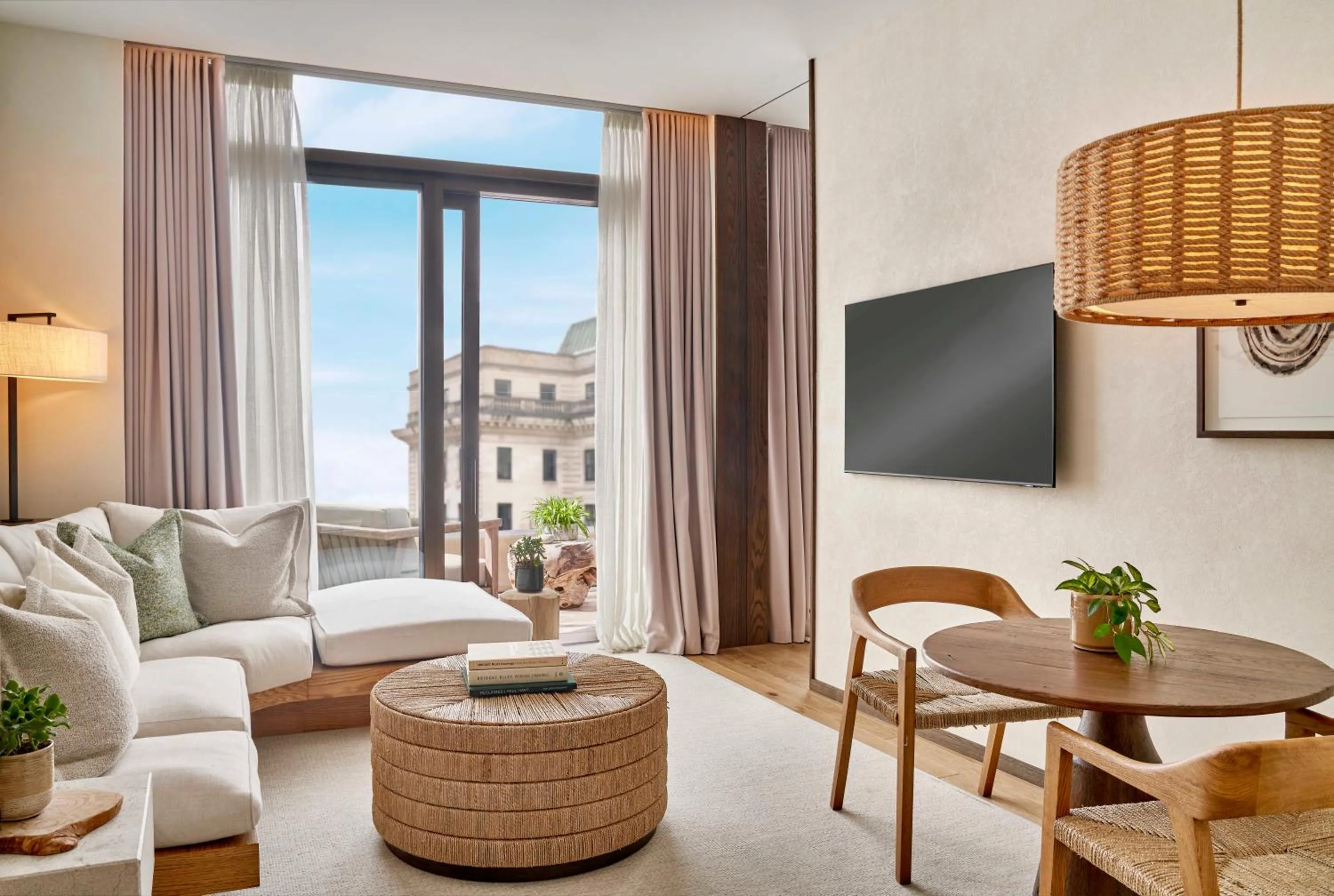 Seating area in 1 Hotel Mayfair