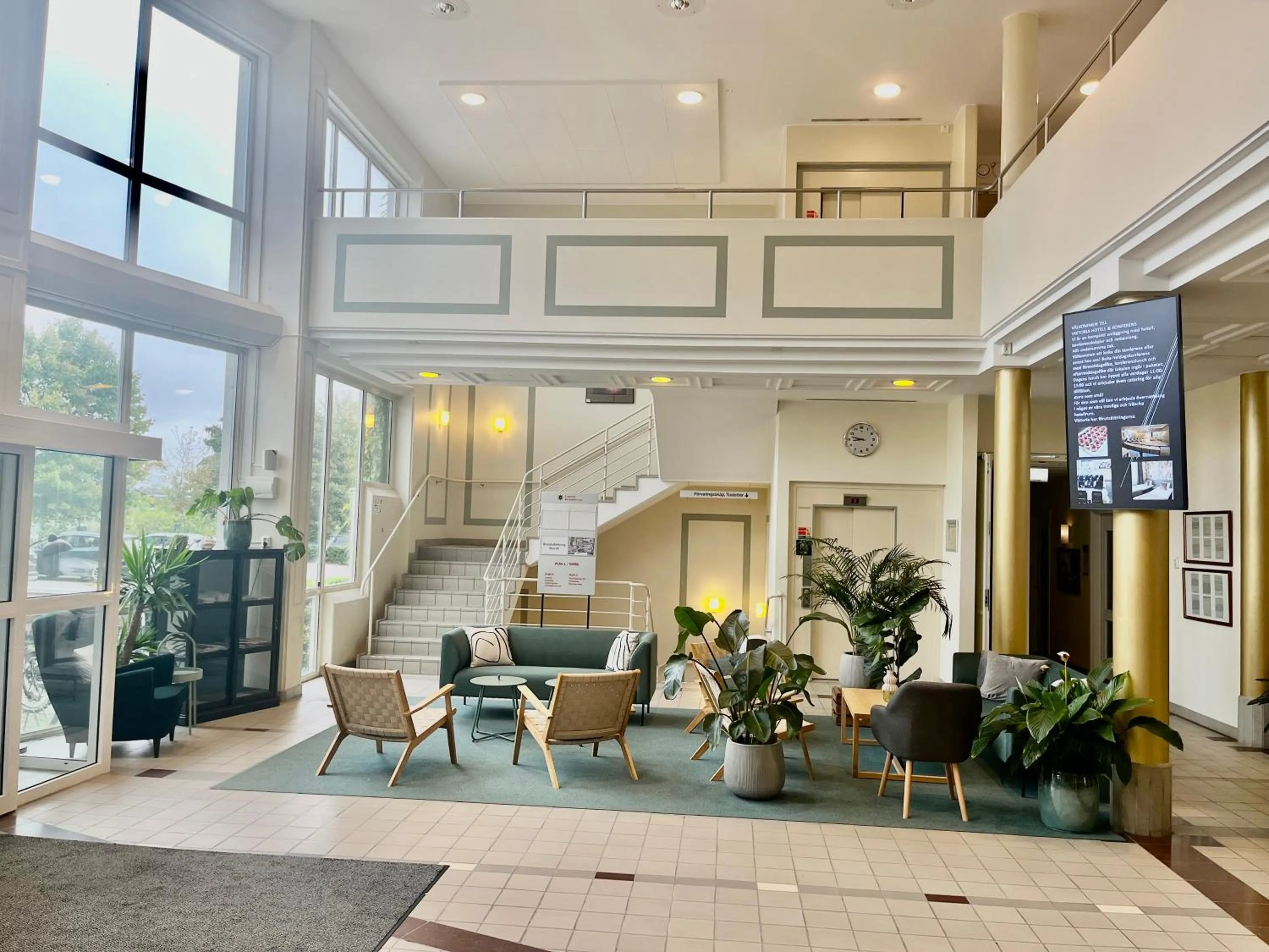 Lobby or reception in Viktoria Hotell & Konferens