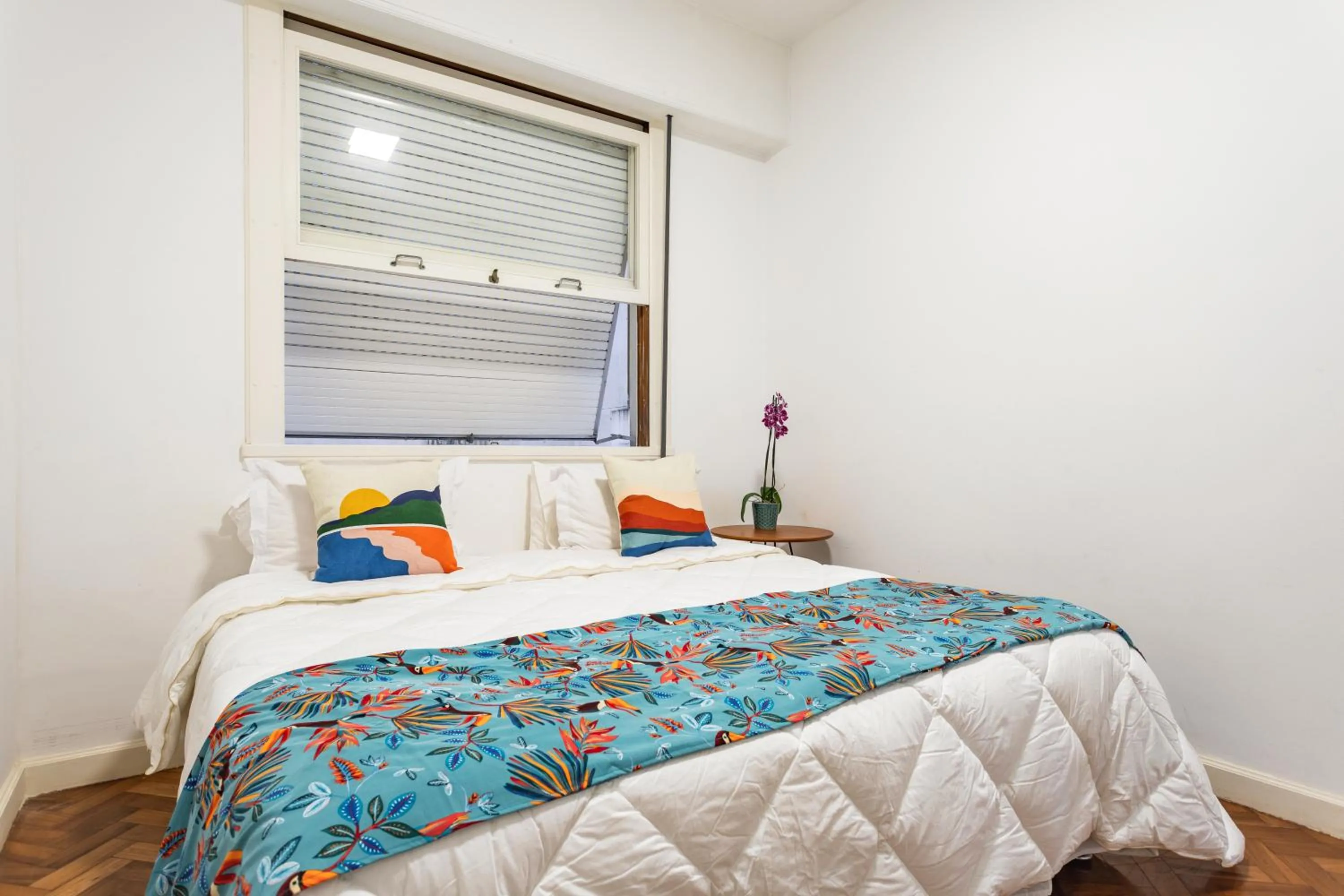Bed in Unhotel - Charmoso Apartamento Temporada com 3 quartos em Copacabana