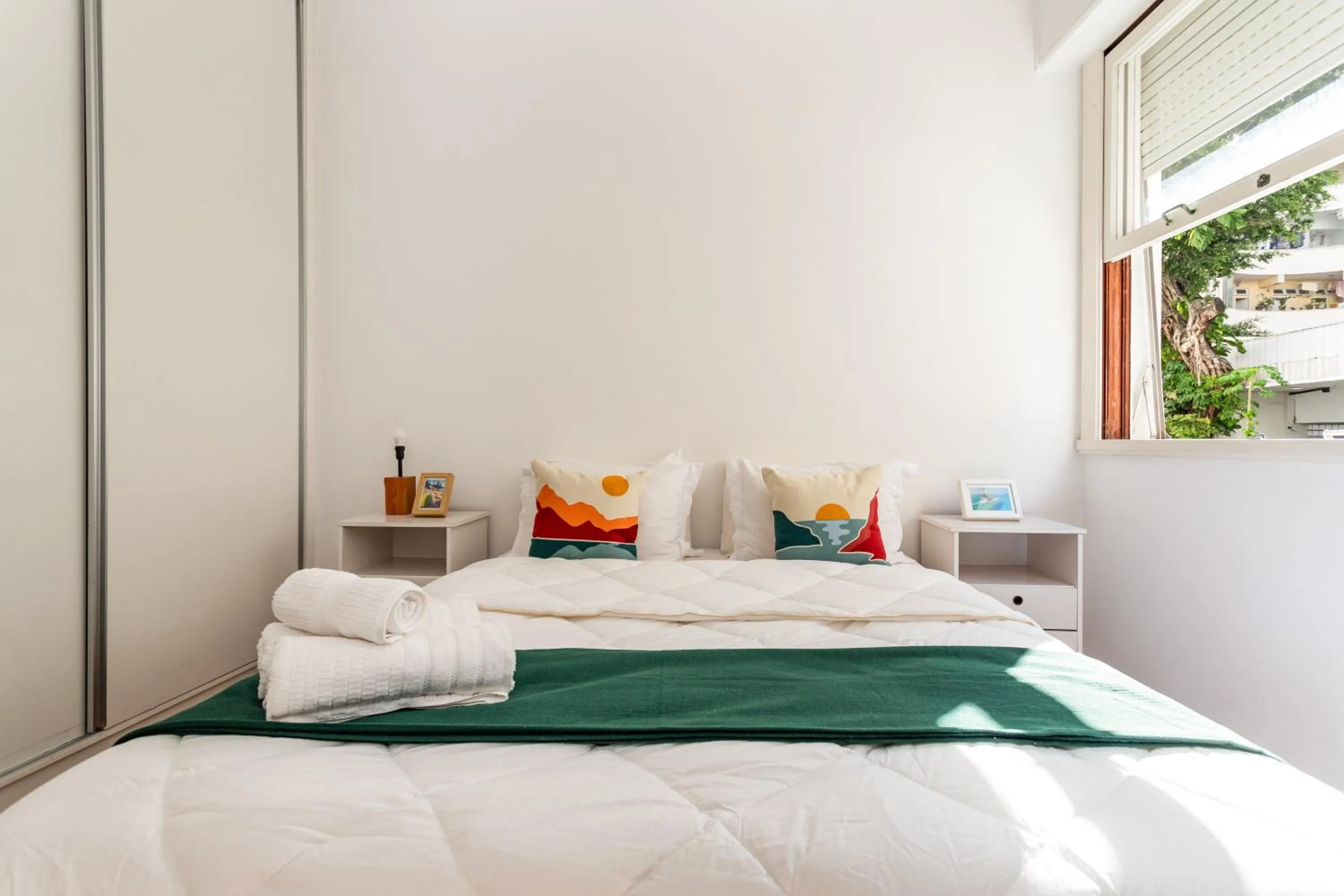 Bed in Unhotel - Charmoso Apartamento Temporada com 3 quartos em Copacabana