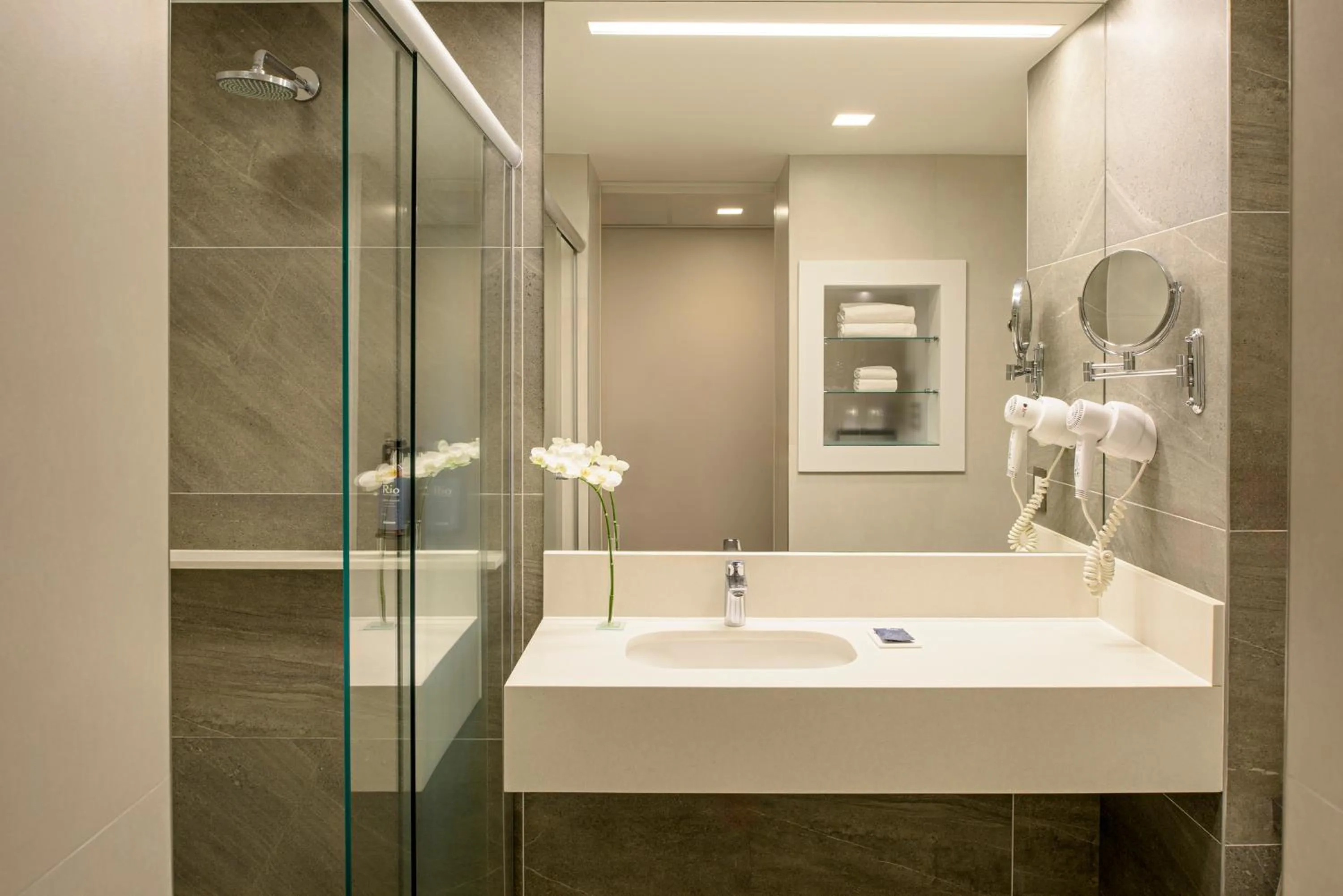 Bathroom in Rio Hotel by Bourbon Campinas
