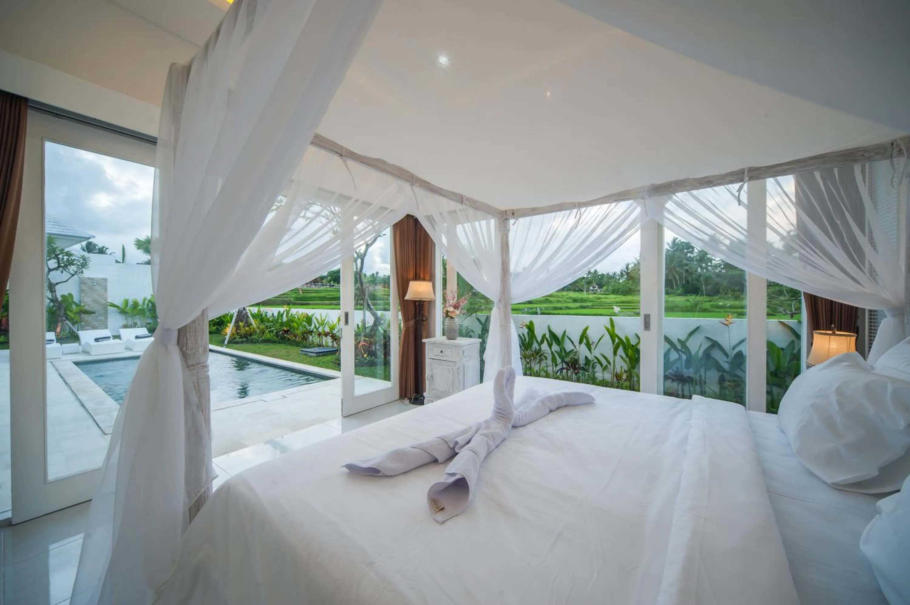 Bed in Villa Tirta Padi 2 Ubud