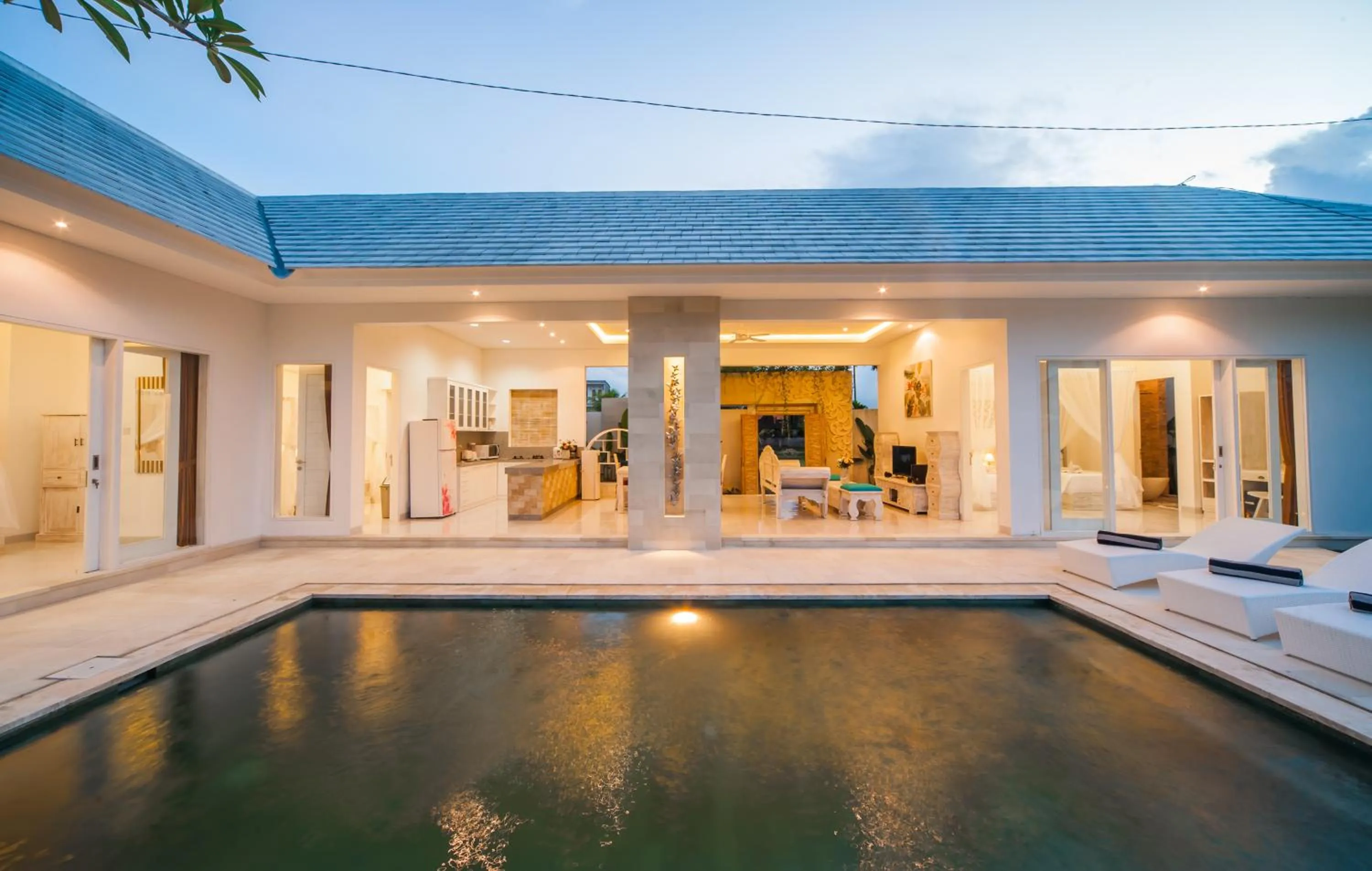Pool view in Villa Tirta Padi 2 Ubud