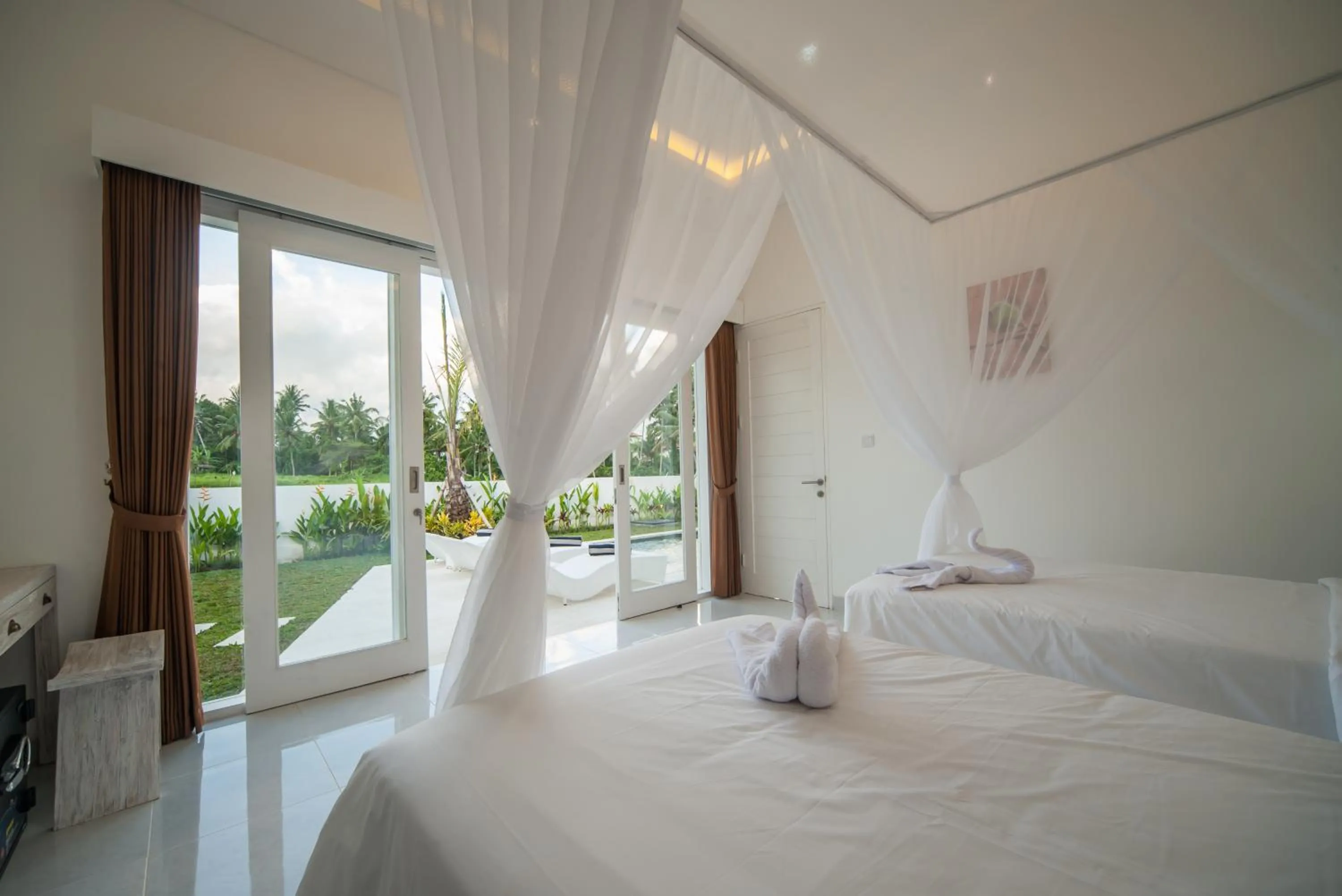 Bed in Villa Tirta Padi 2 Ubud