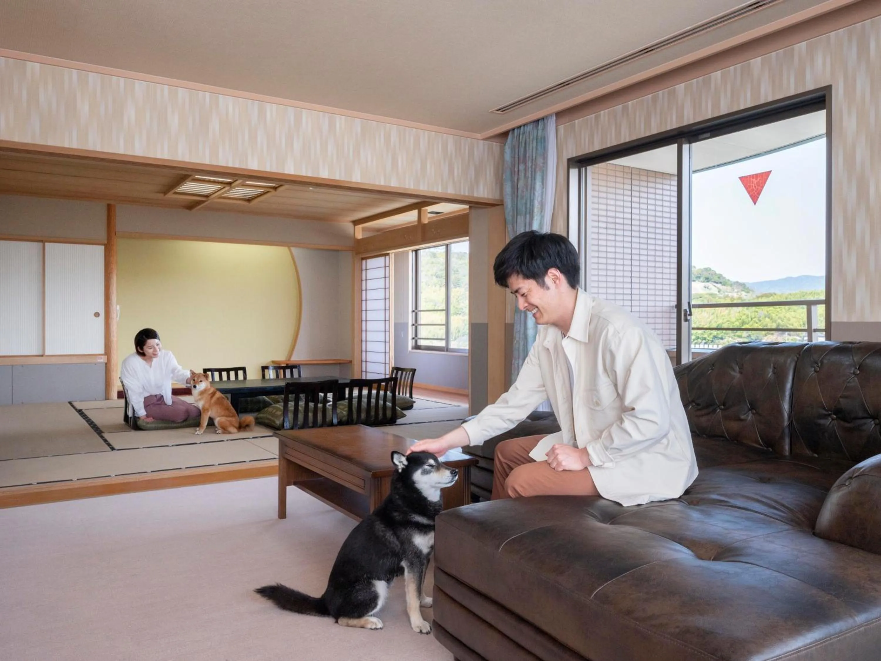 Photo of the whole room in Hamanako Wan Wan Paradise Hotel