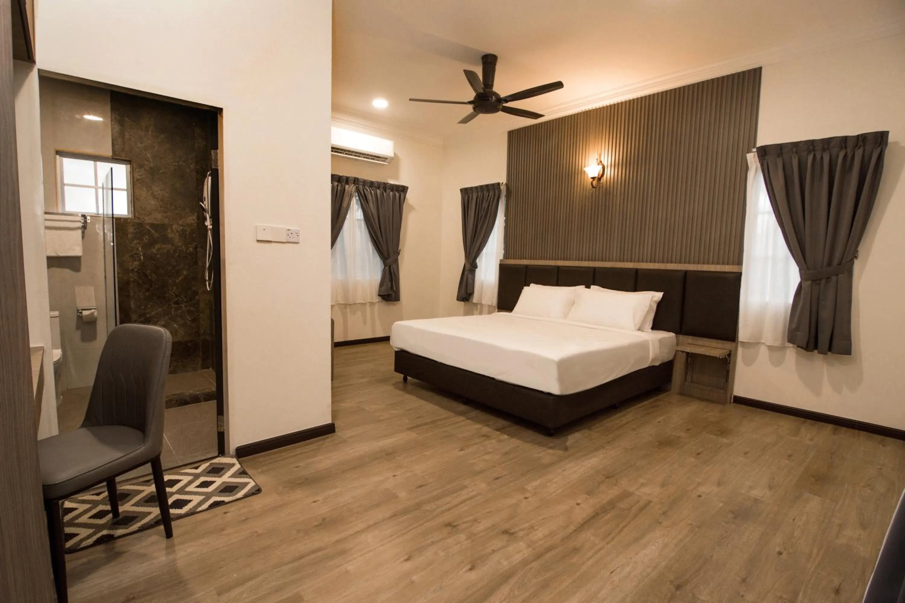 Bed in Sabah Tea Resort