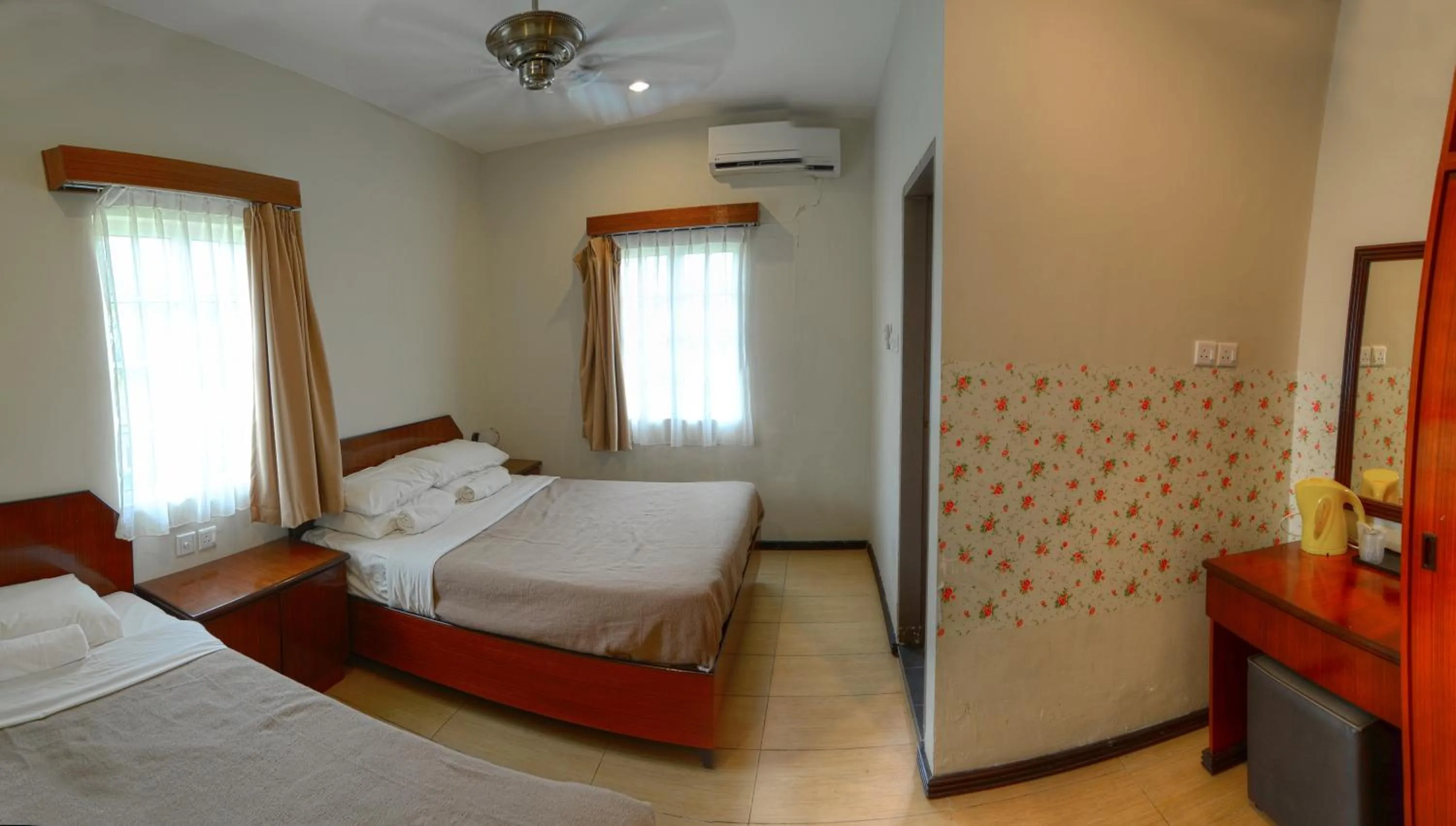 Bed in Sabah Tea Resort