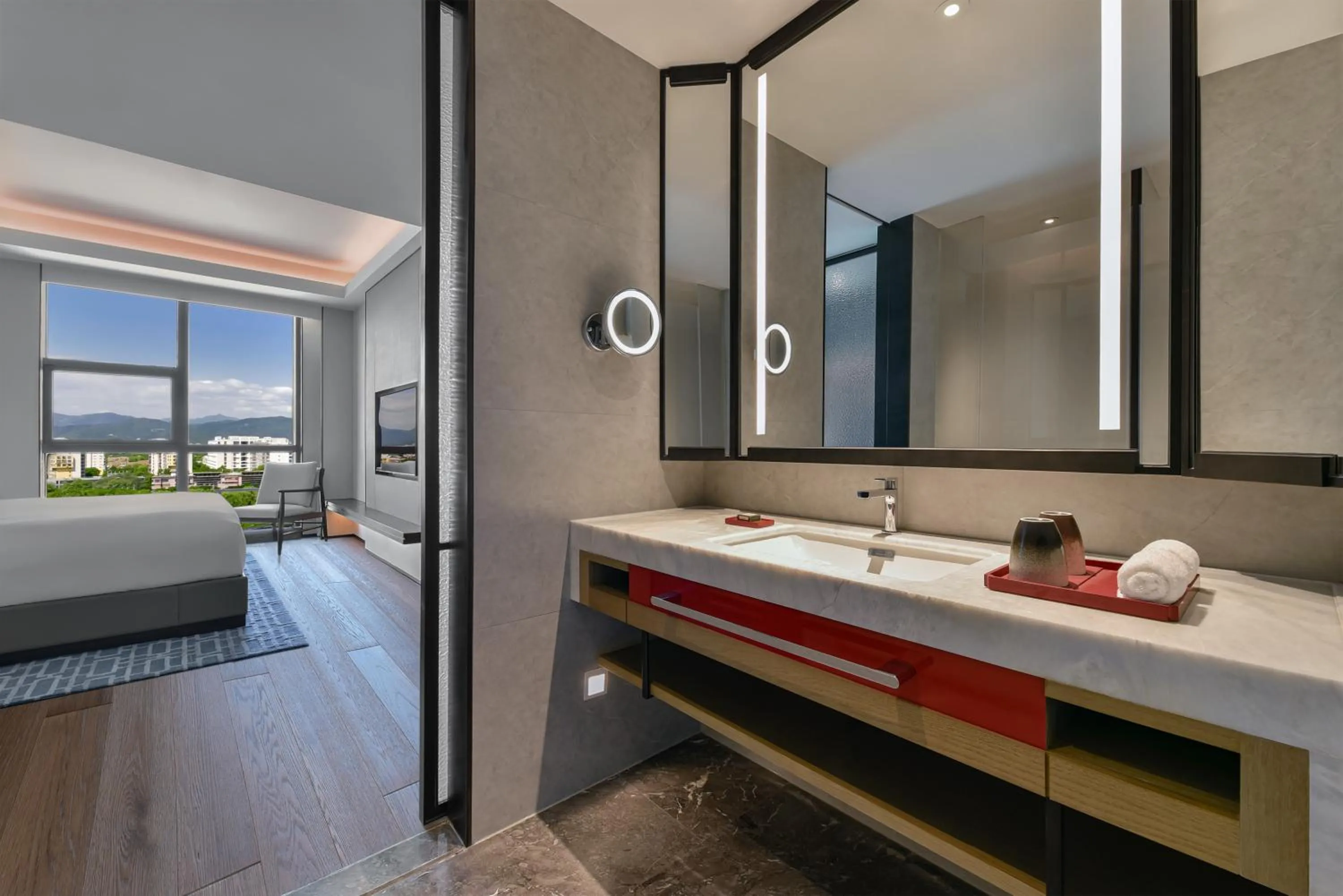 Toilet, Bed in Empark Grand Hotel Beijing