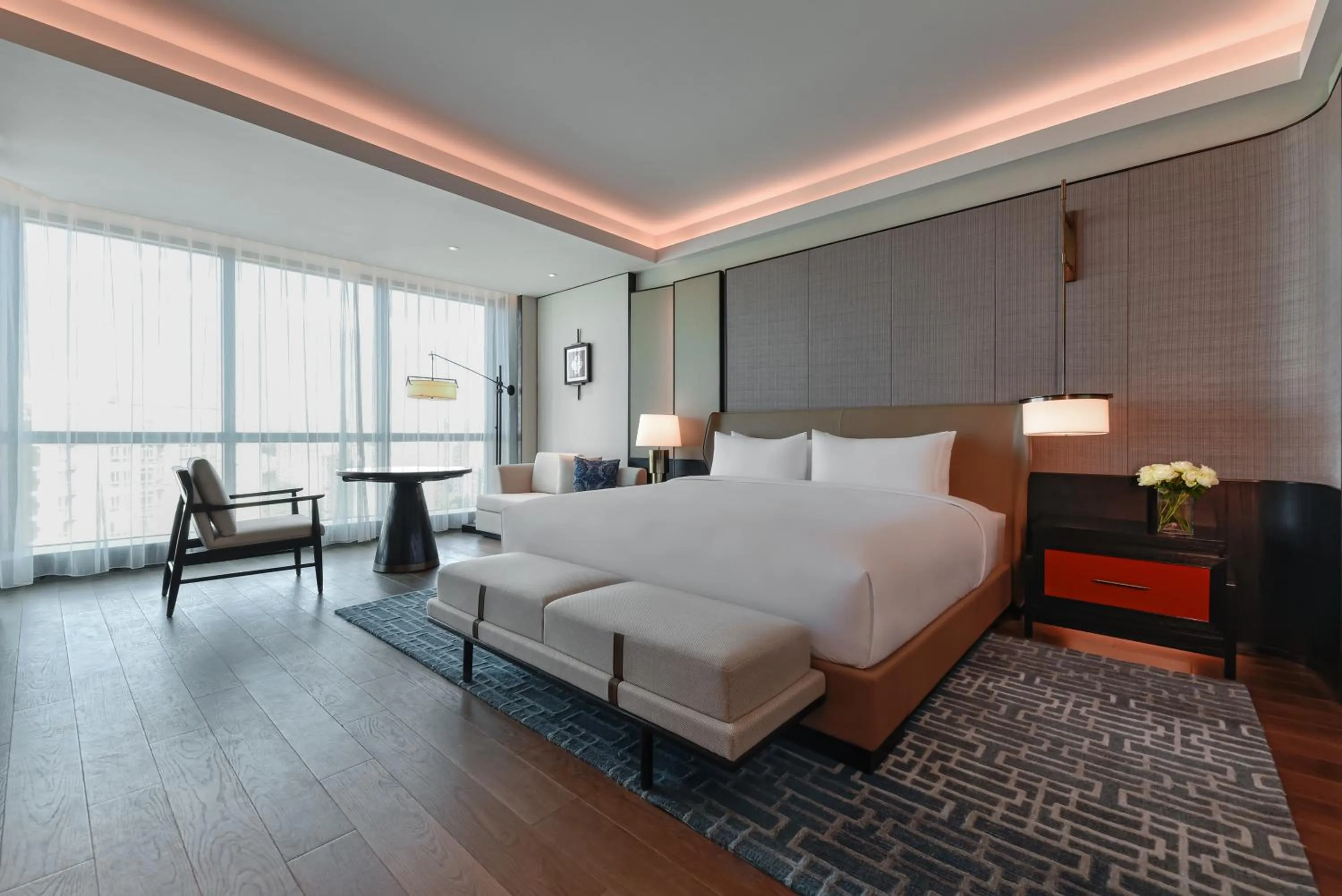 Bedroom, Bed in Empark Grand Hotel Beijing